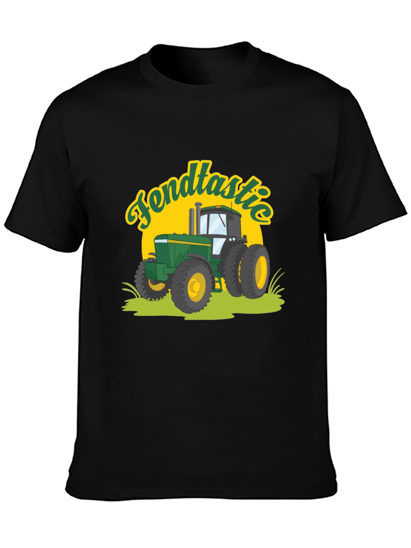 Fendtastic Tractor Graphic Tee - Black