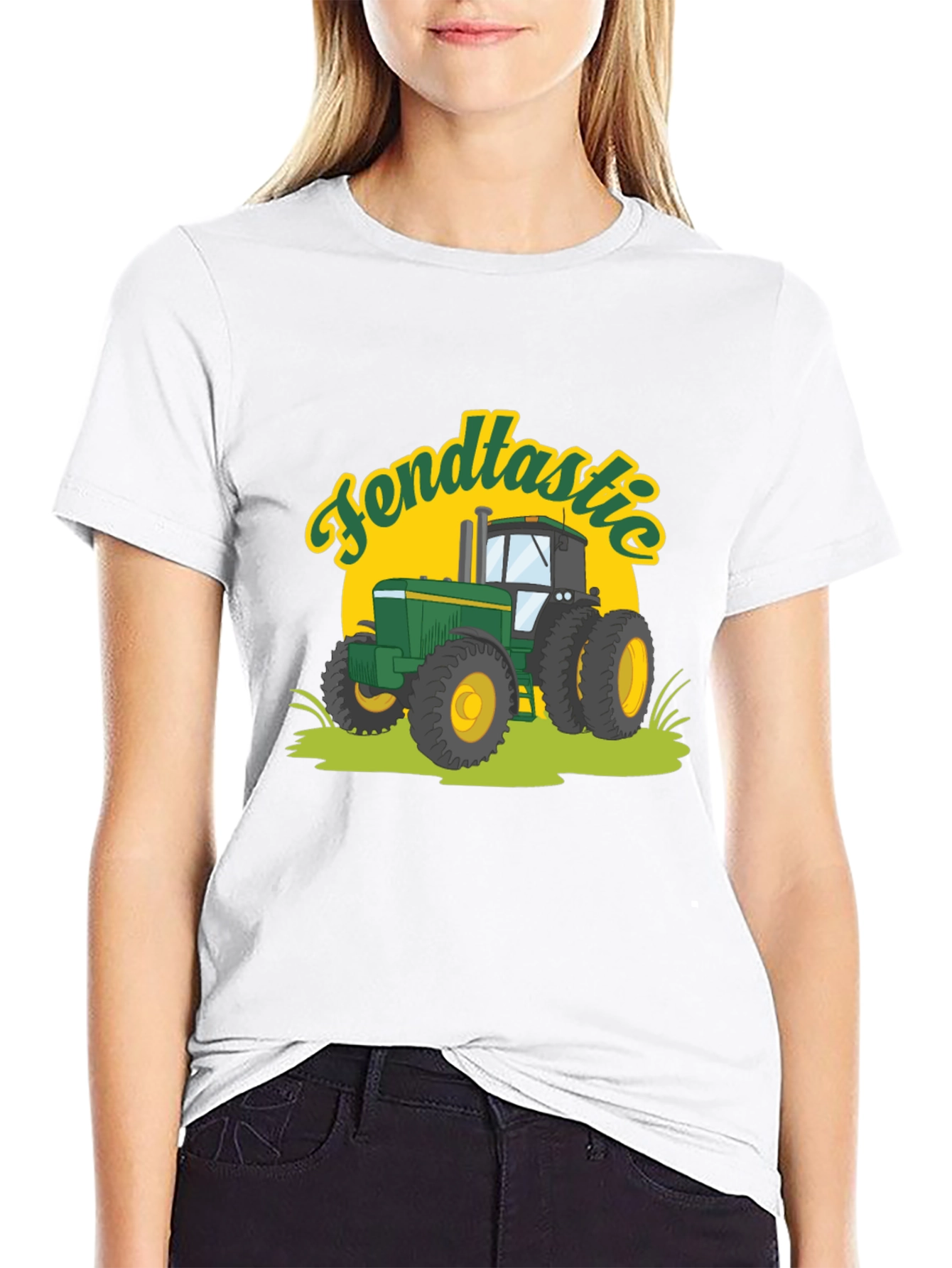 Fendtastic Tractor Graphic Tee - Black