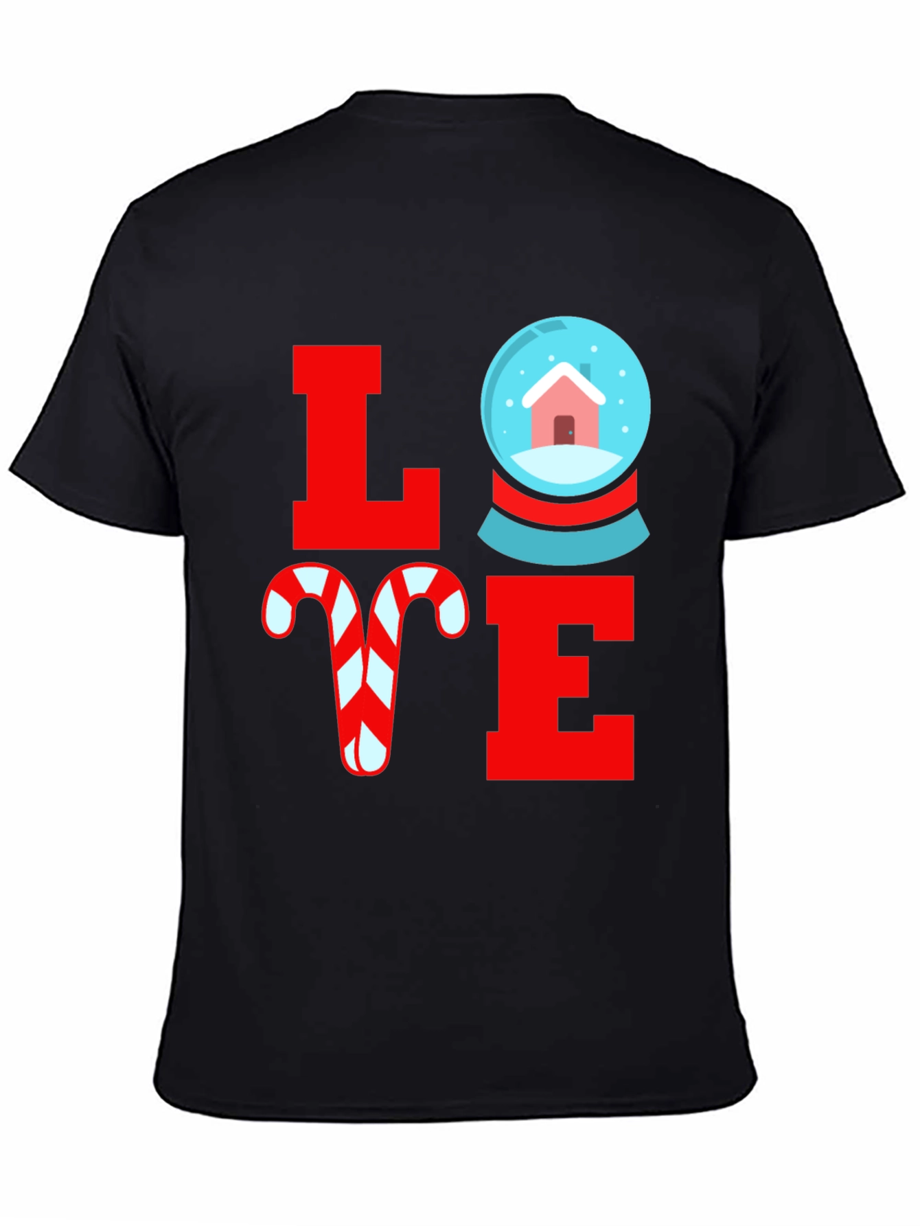 Festive LOVE Christmas Graphic Tee