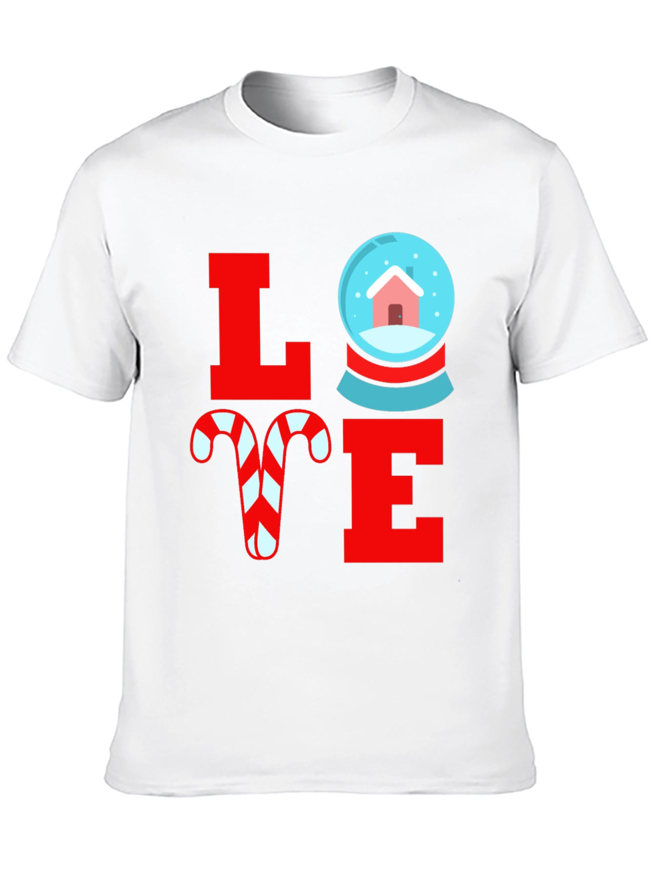 Festive LOVE Christmas Graphic Tee