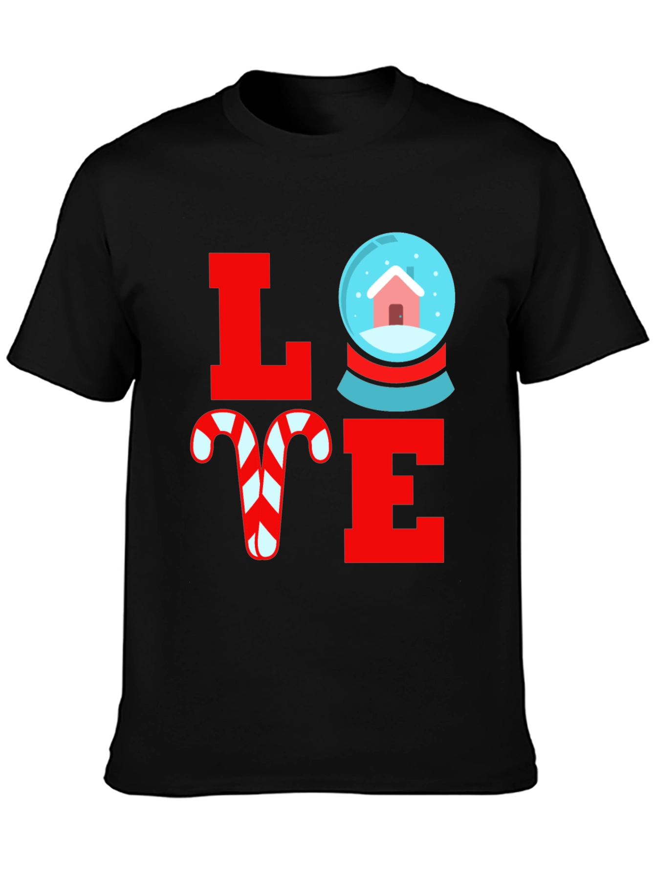 Festive LOVE Christmas Graphic Tee