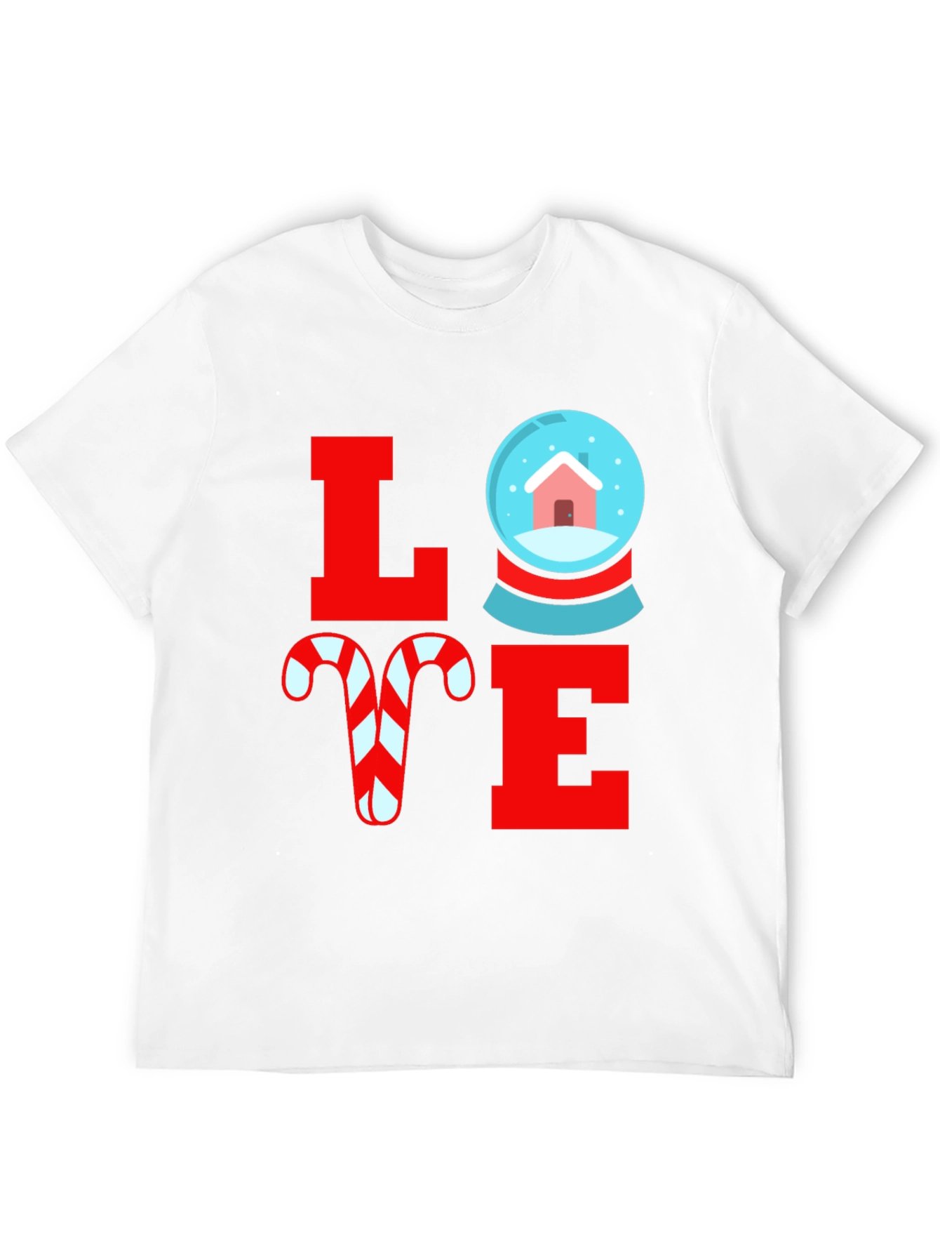 Festive LOVE Christmas Graphic Tee