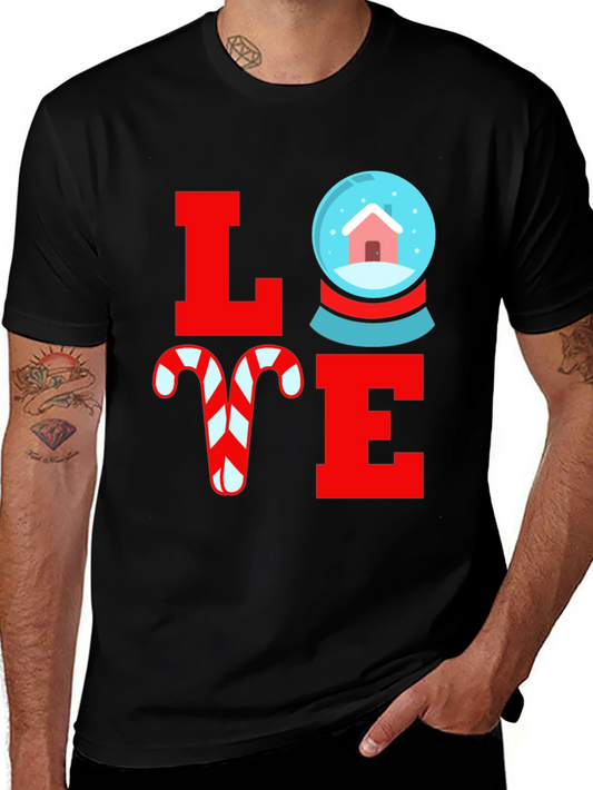 Festive LOVE Christmas Graphic Tee