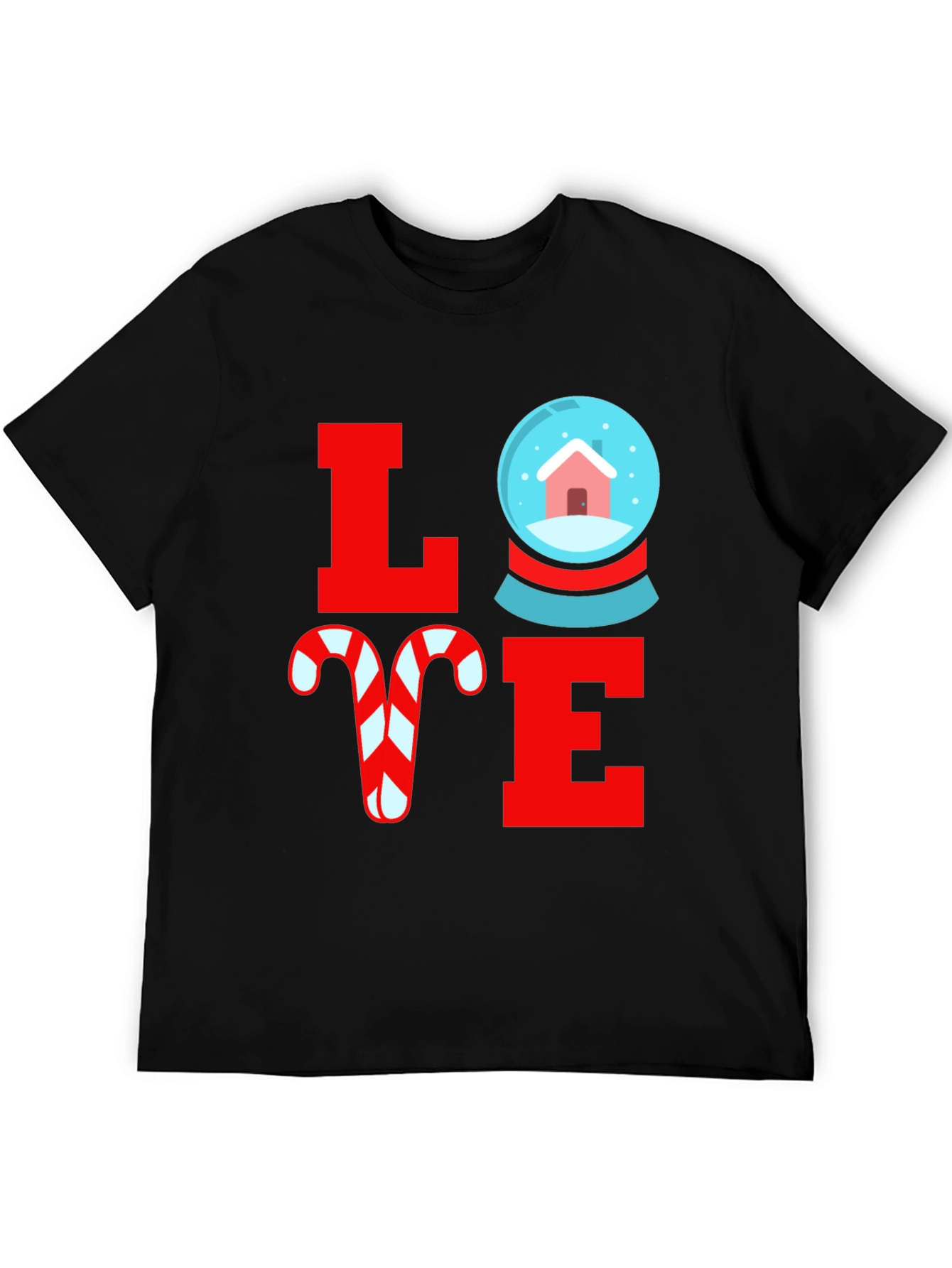 Festive LOVE Christmas Graphic Tee