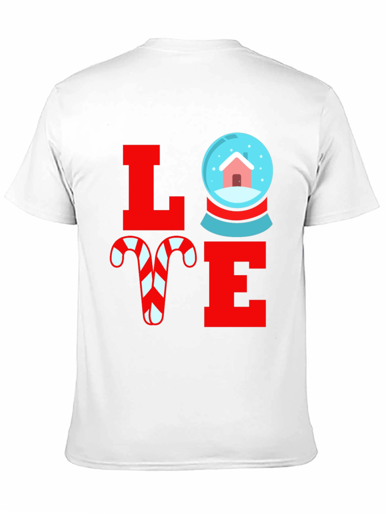 Festive LOVE Christmas Graphic Tee