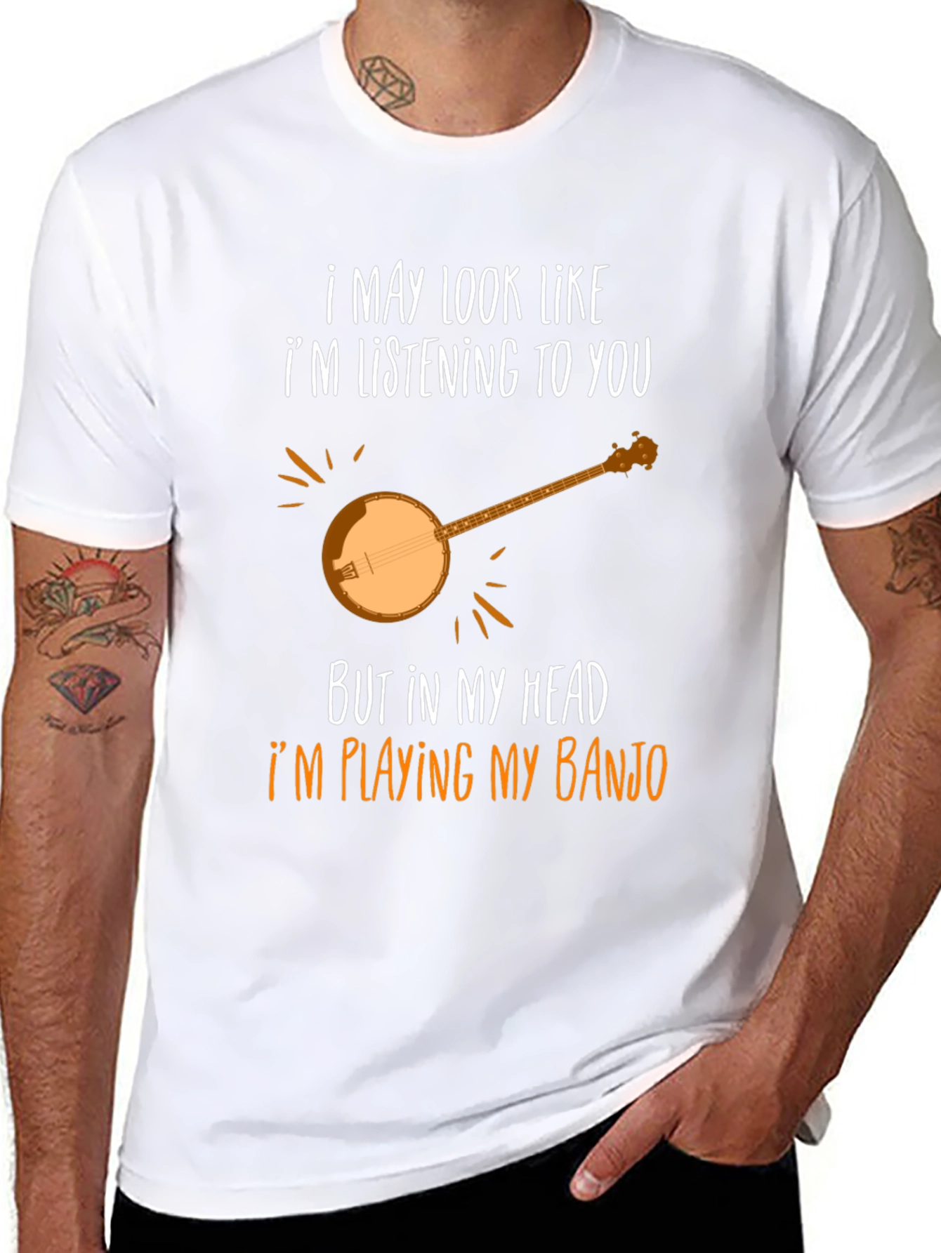Funny Banjo Player T-Shirt