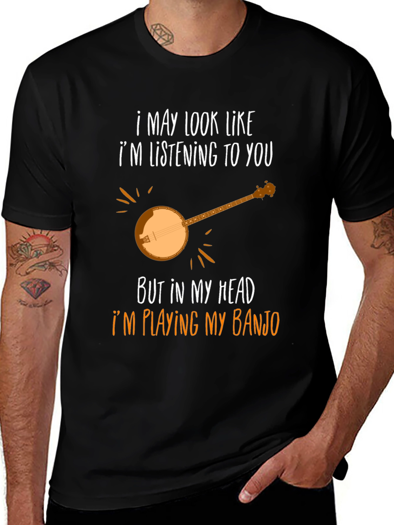 Funny Banjo Player T-Shirt