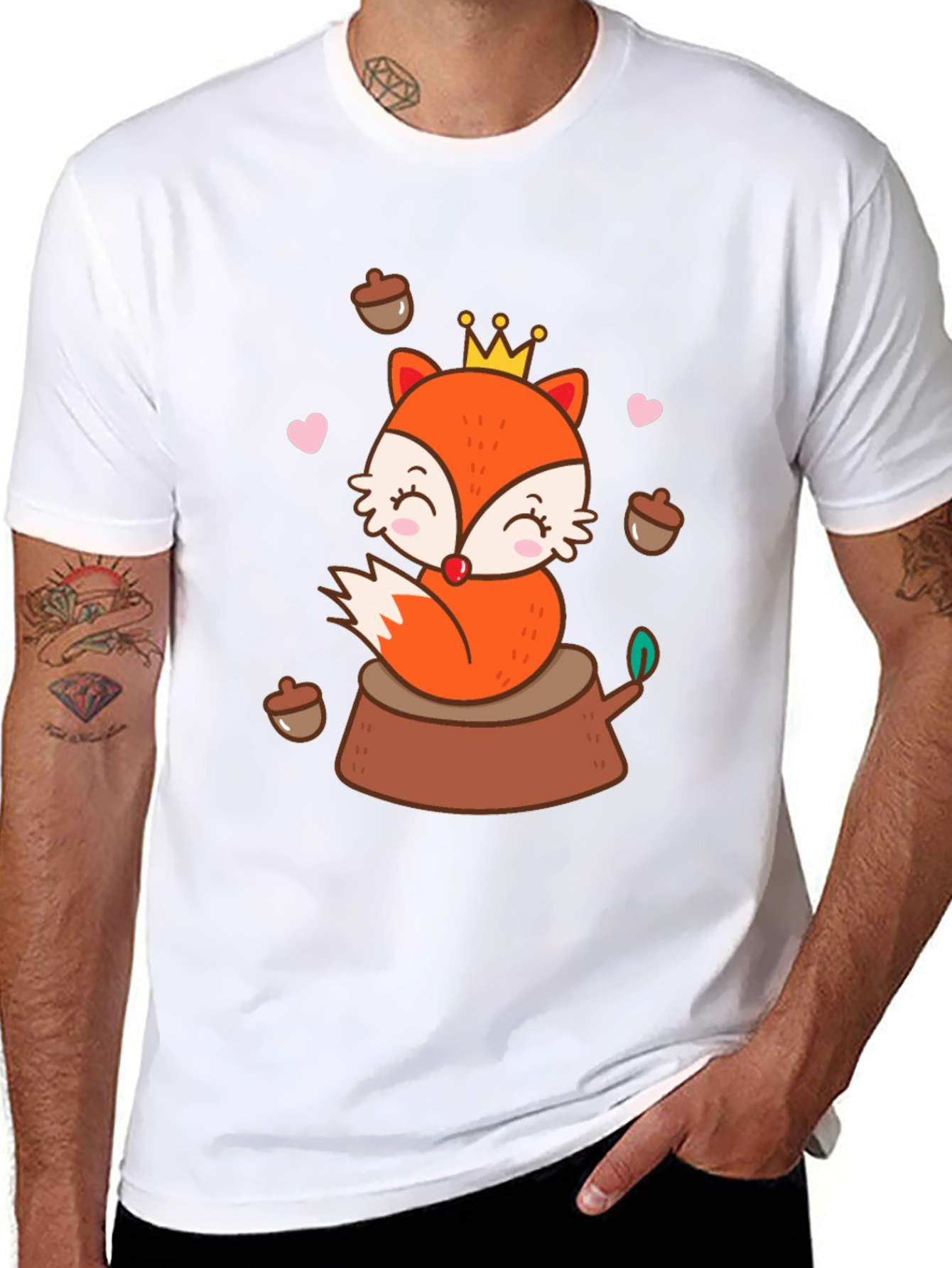 Cute Cartoon Fox T-Shirt