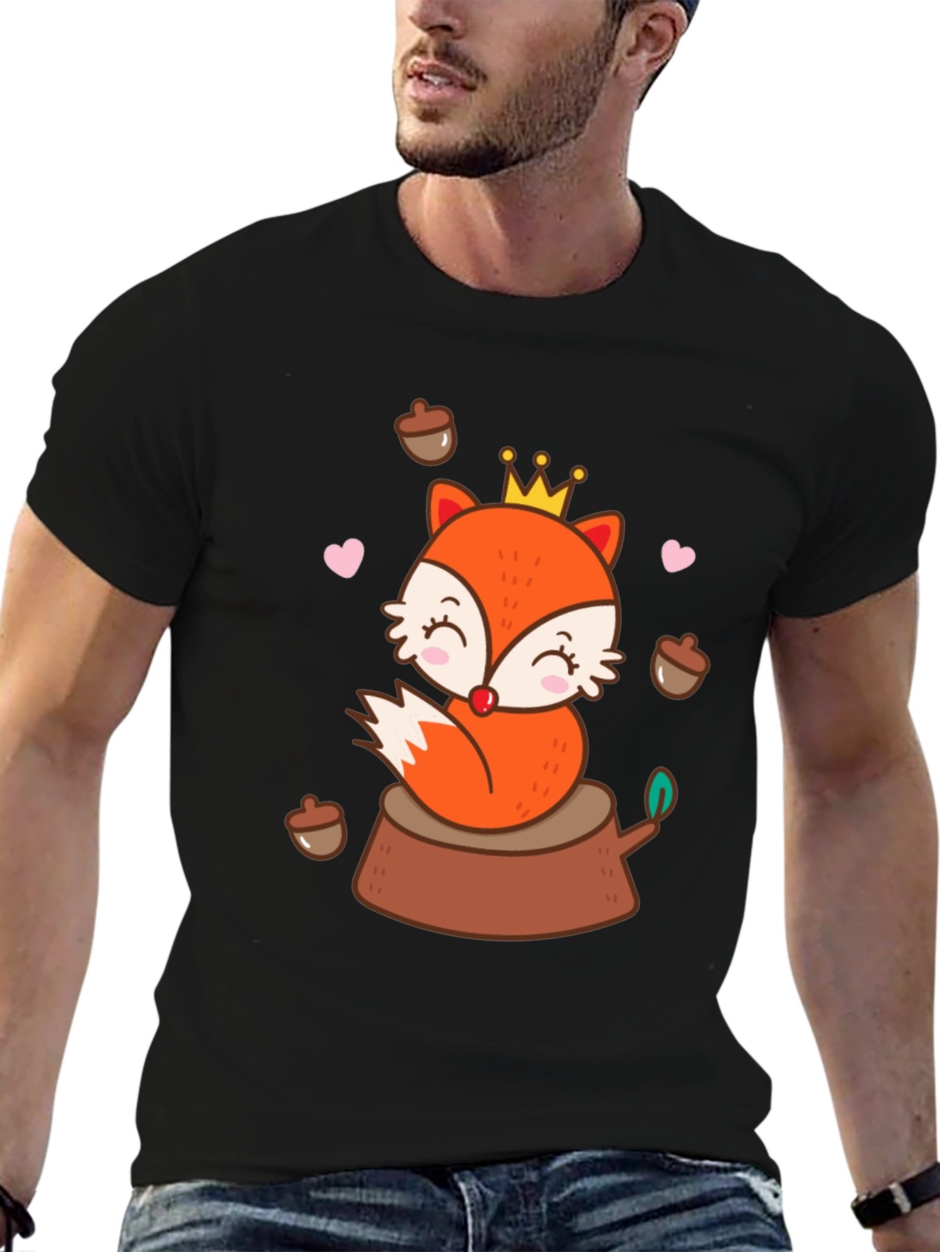 Cute Cartoon Fox T-Shirt