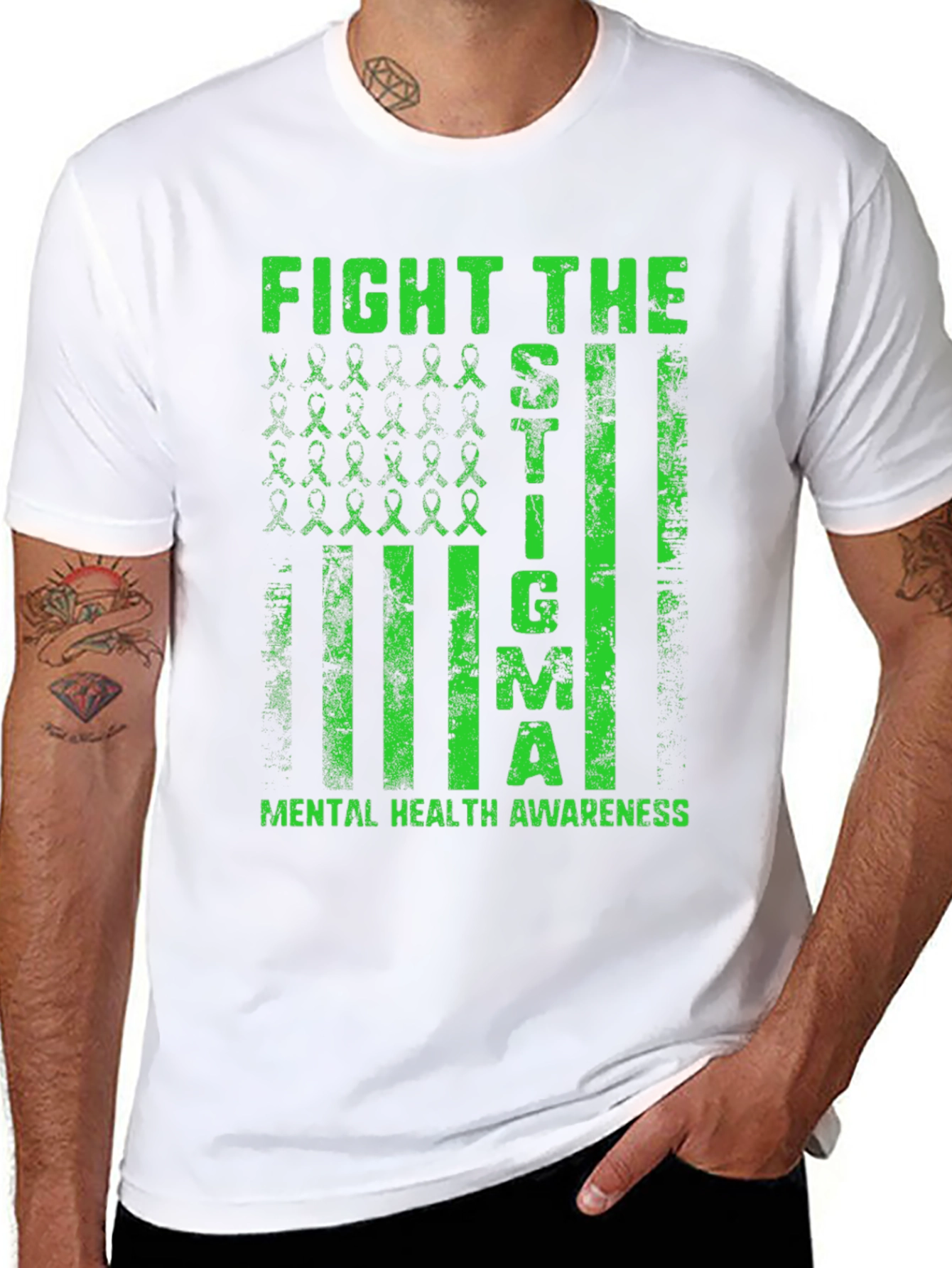 Fight The Stigma Mental Health Awareness T-Shirt