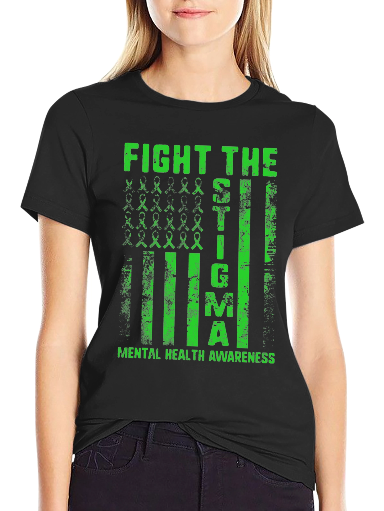 Fight The Stigma Mental Health Awareness T-Shirt
