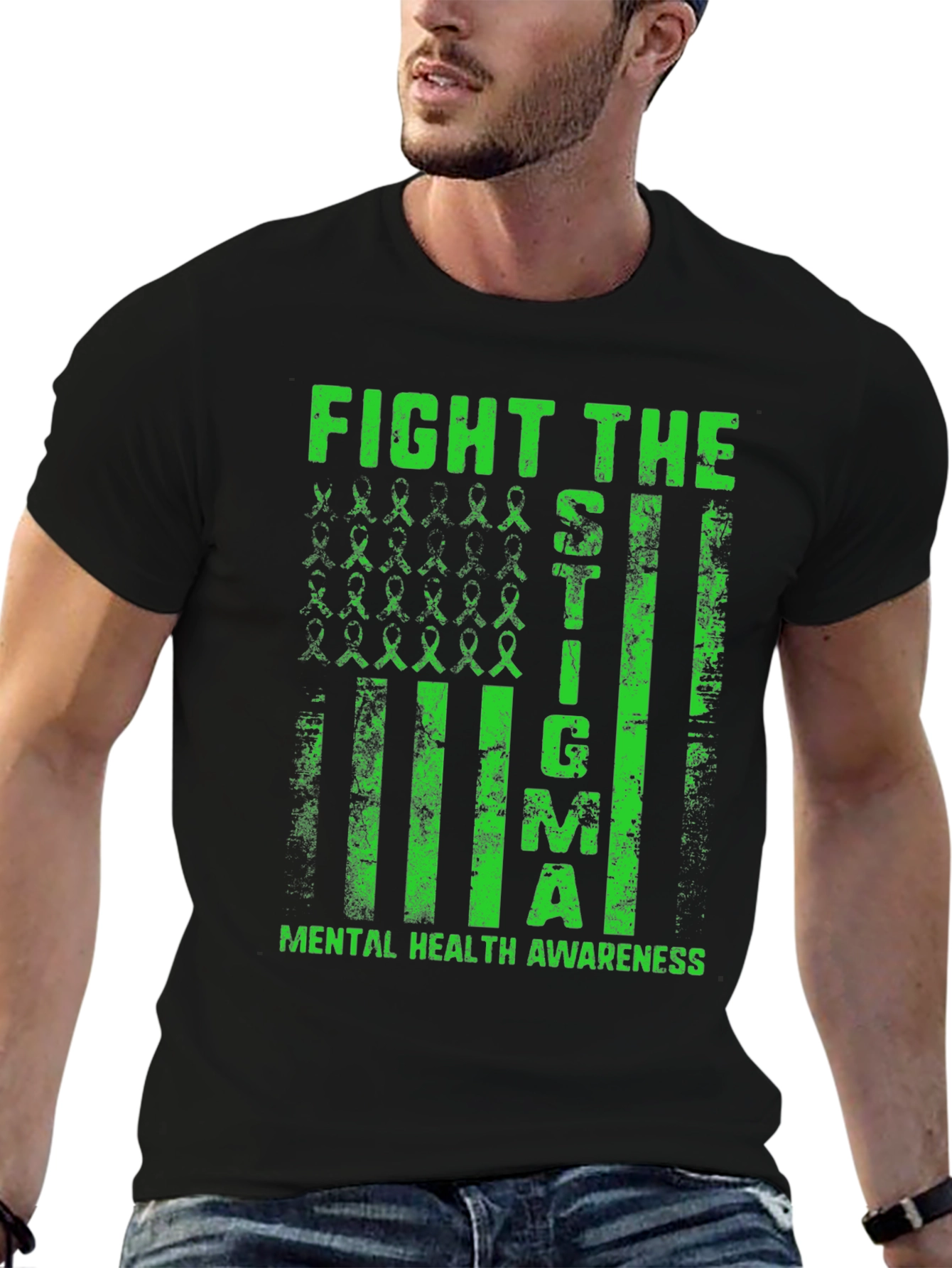Fight The Stigma Mental Health Awareness T-Shirt