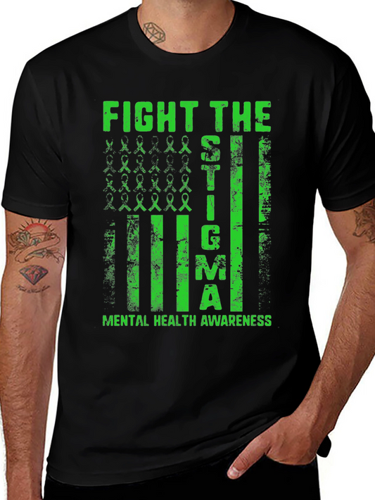 Fight The Stigma Mental Health Awareness T-Shirt
