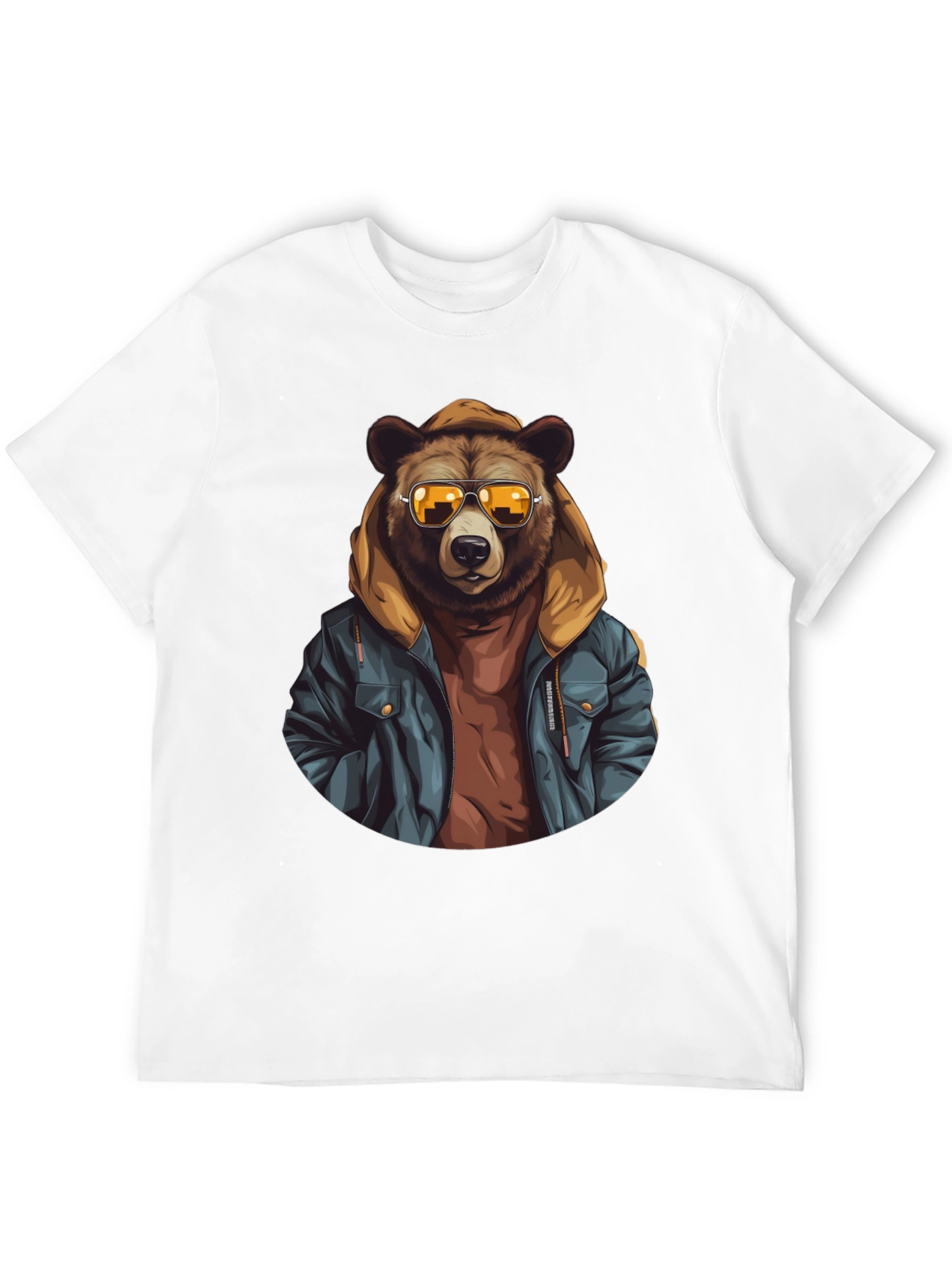 Cool Bear Graphic Tee - Mens Black T-Shirt