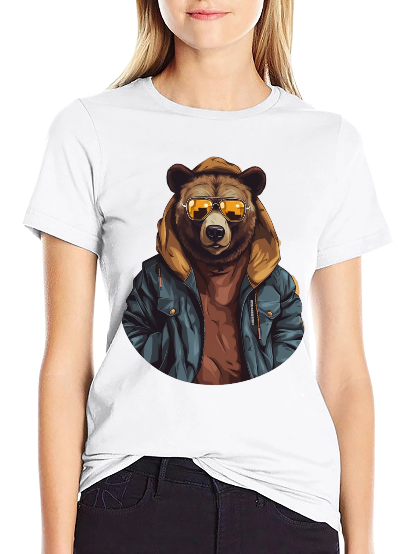 Cool Bear Graphic Tee - Mens Black T-Shirt