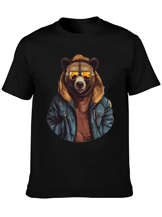 Cool Bear Graphic Tee - Mens Black T-Shirt