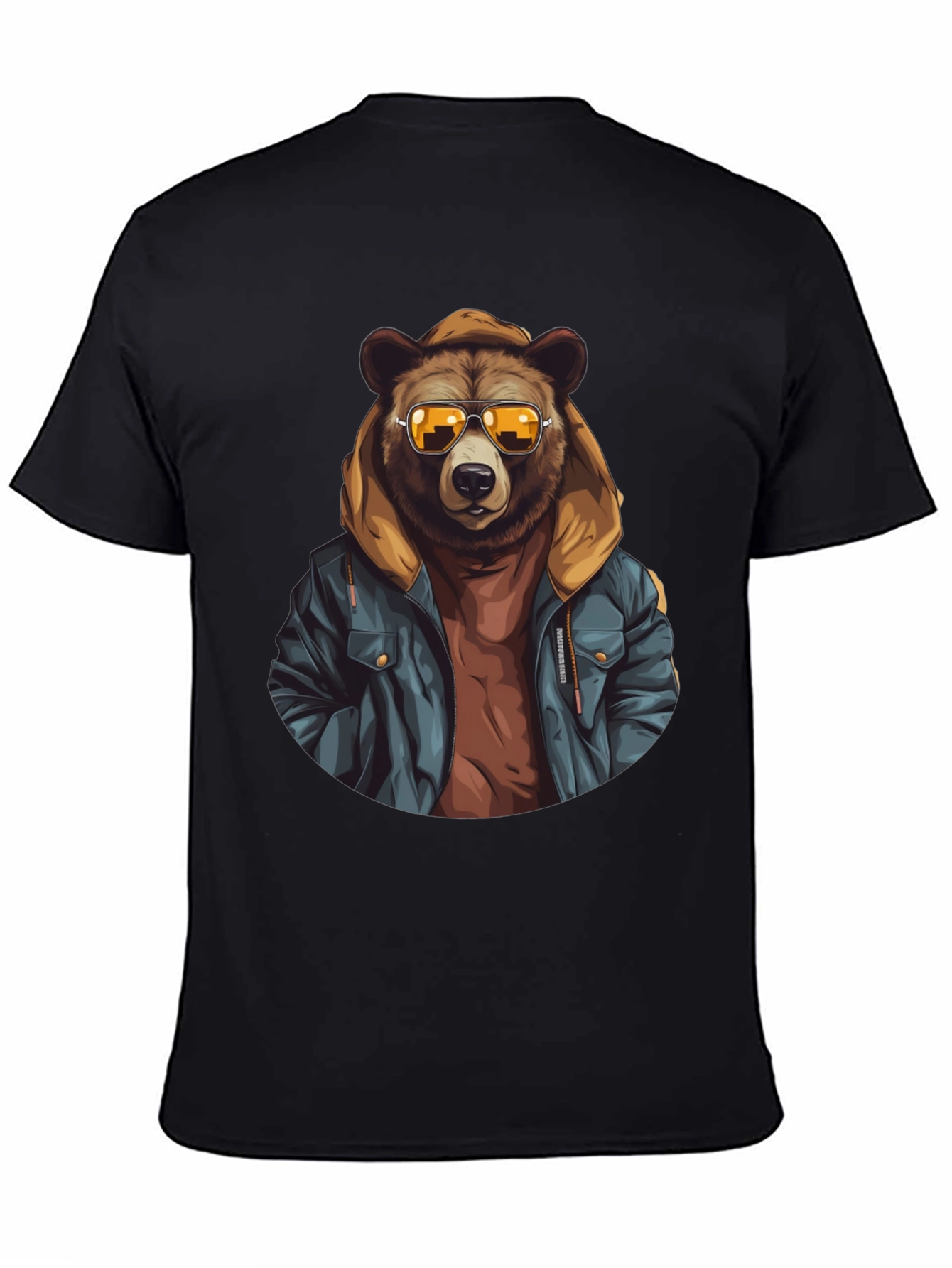Cool Bear Graphic Tee - Mens Black T-Shirt