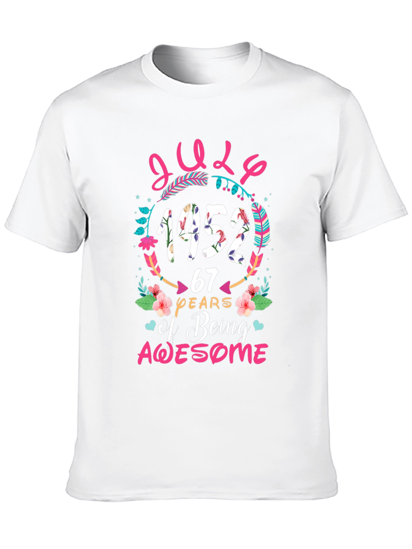July 1952 67 Years Of Being Awesome T-Shirt