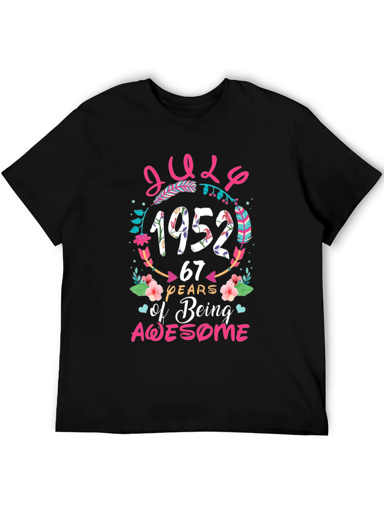 July 1952 67 Years Of Being Awesome T-Shirt