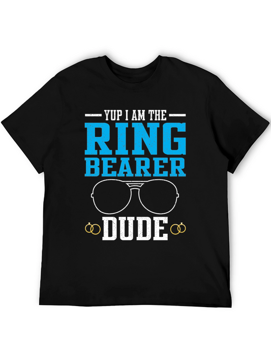 Ring Bearer Dude T-Shirt - Funny Wedding Tee