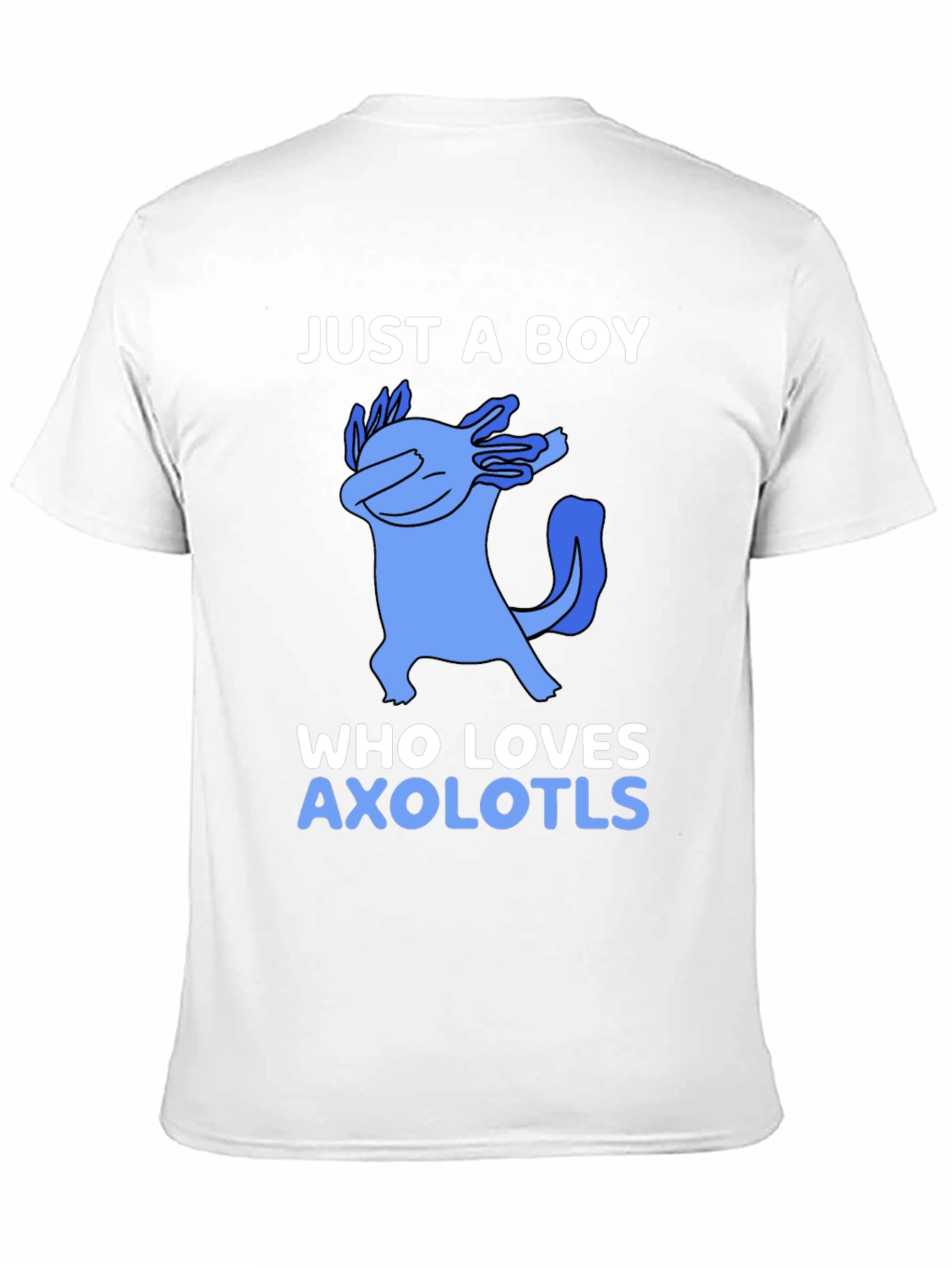 Just a Boy Who Loves Axolotls Graphic Tee