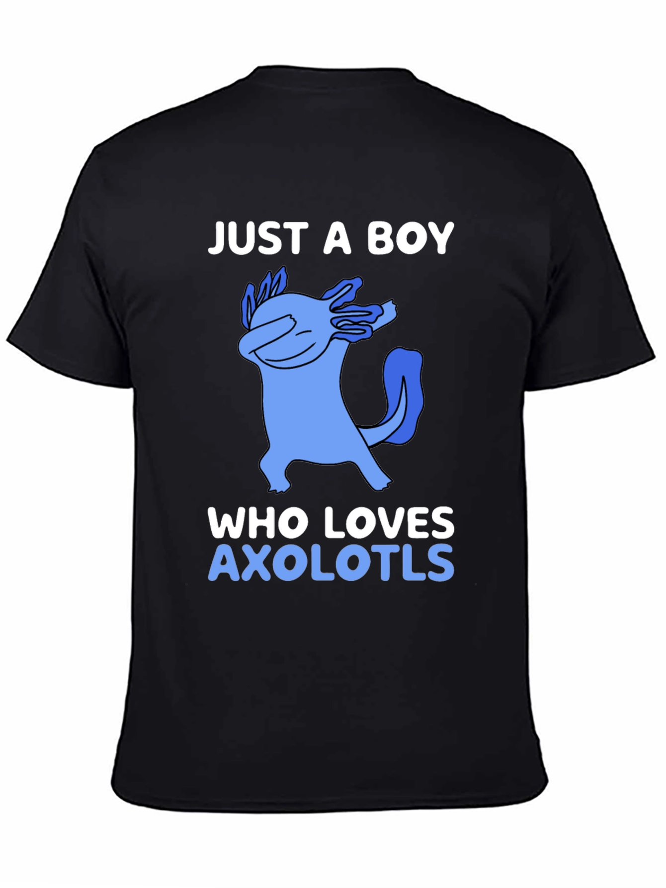 Just a Boy Who Loves Axolotls Graphic Tee