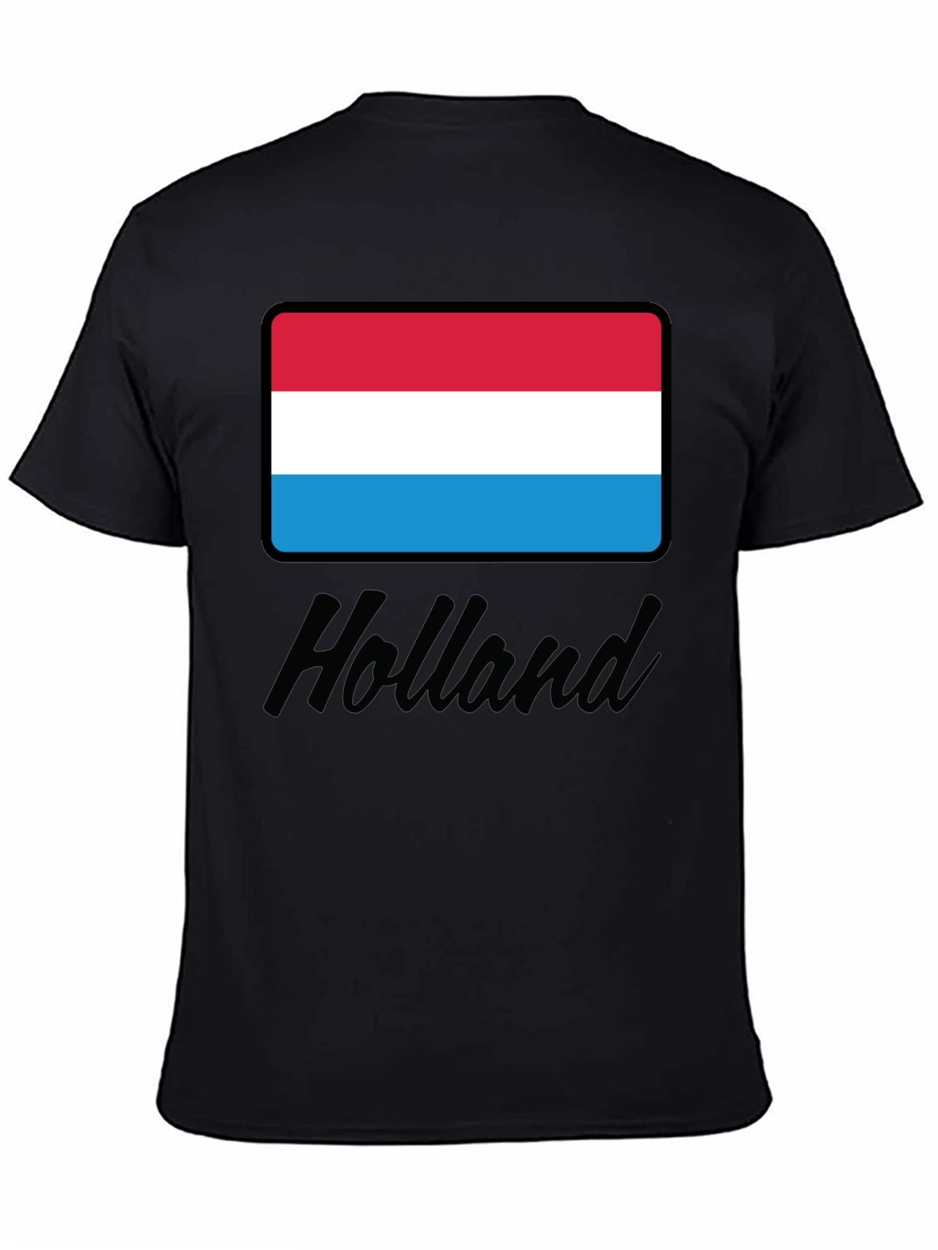 Luxembourg Flag T-Shirt - Holland Script