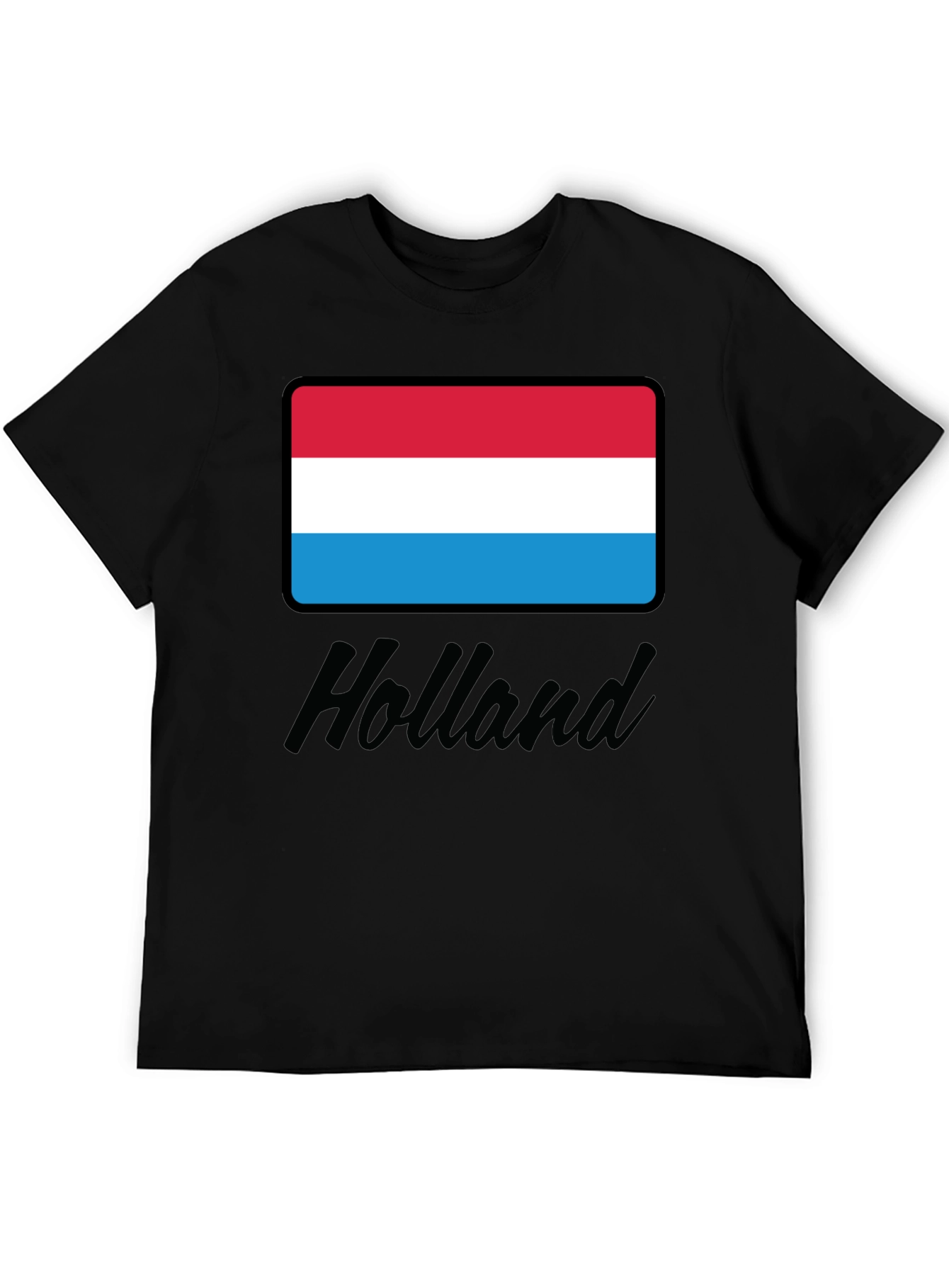 Luxembourg Flag T-Shirt - Holland Script