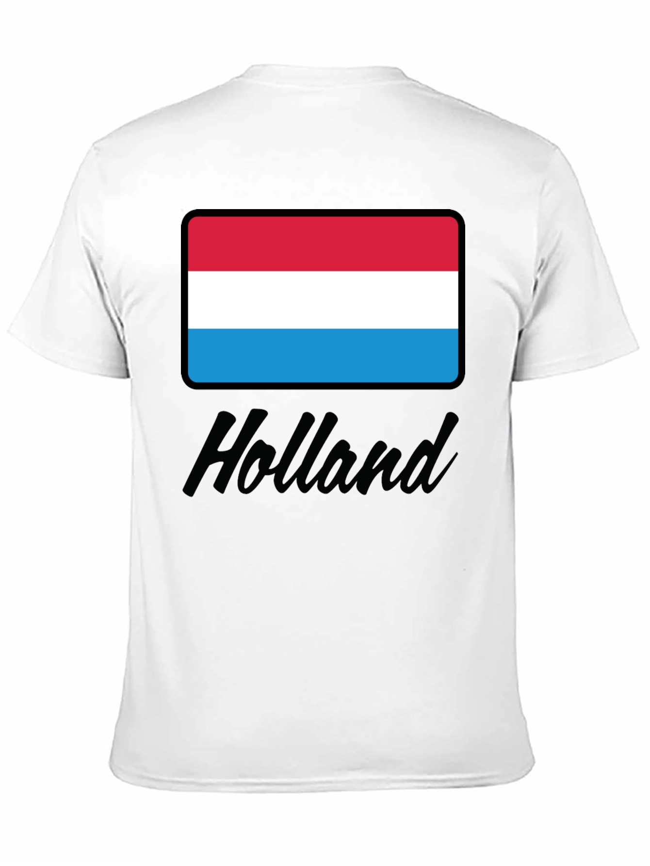 Luxembourg Flag T-Shirt - Holland Script