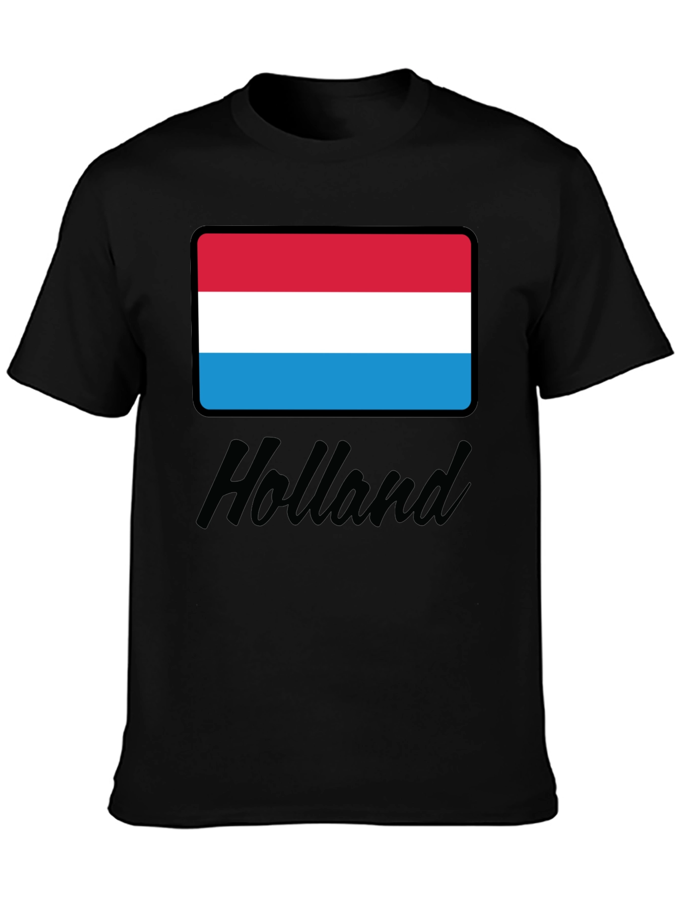 Luxembourg Flag T-Shirt - Holland Script