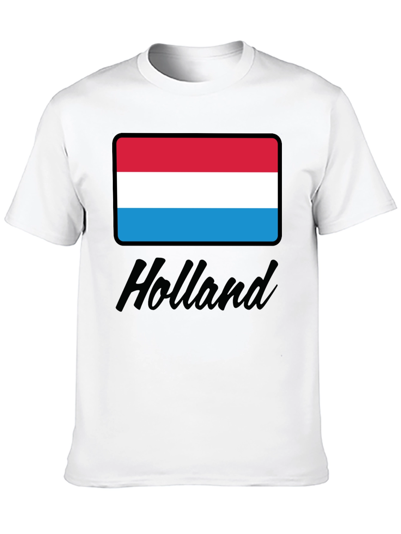 Luxembourg Flag T-Shirt - Holland Script
