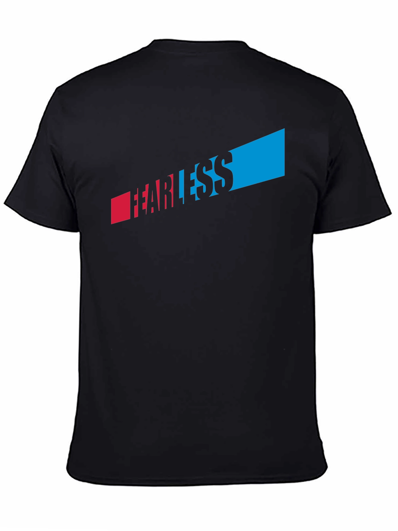 Fearless Graphic T-Shirt - Black Crew Neck Tee