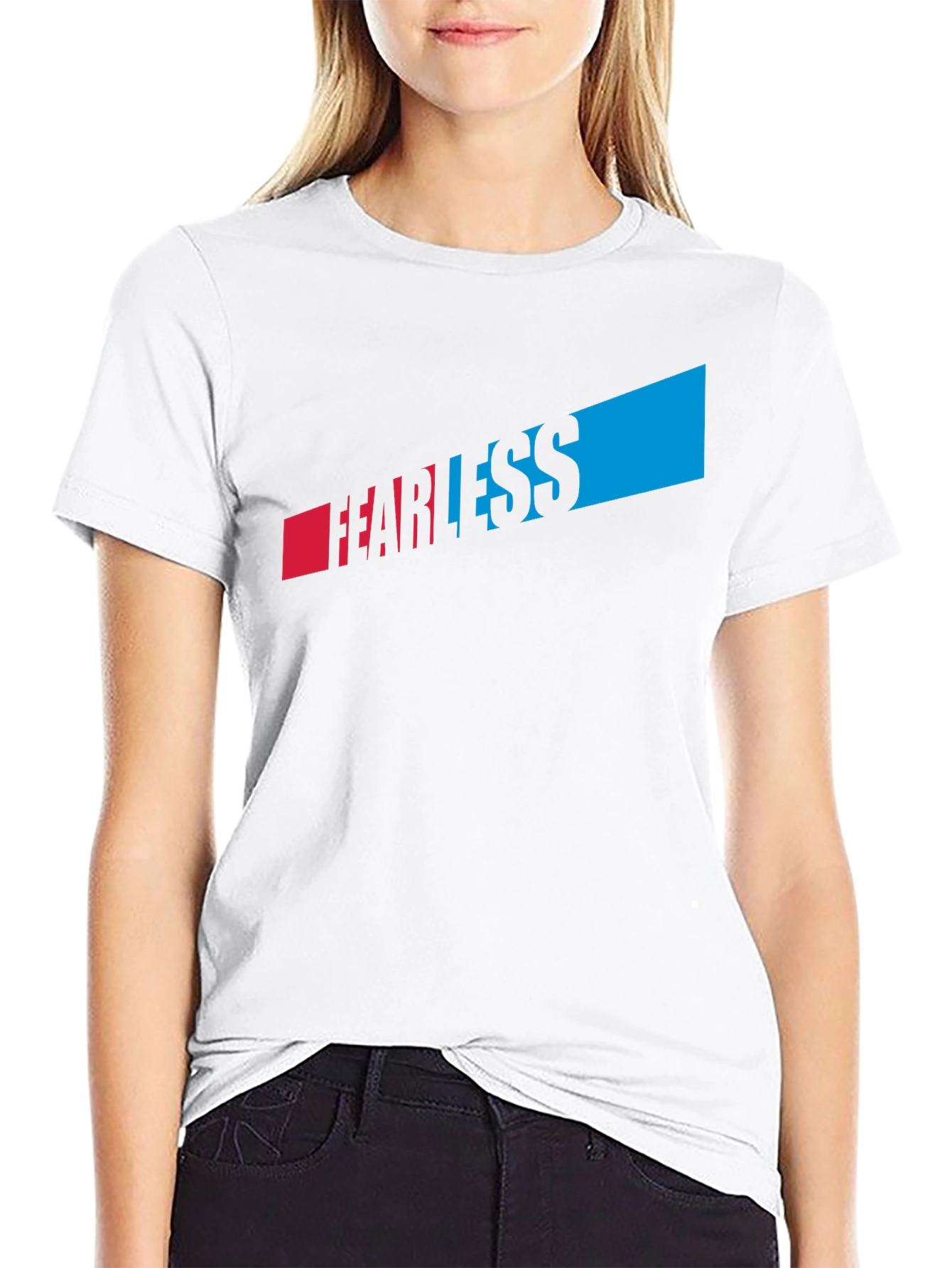 Fearless Graphic T-Shirt - Black Crew Neck Tee