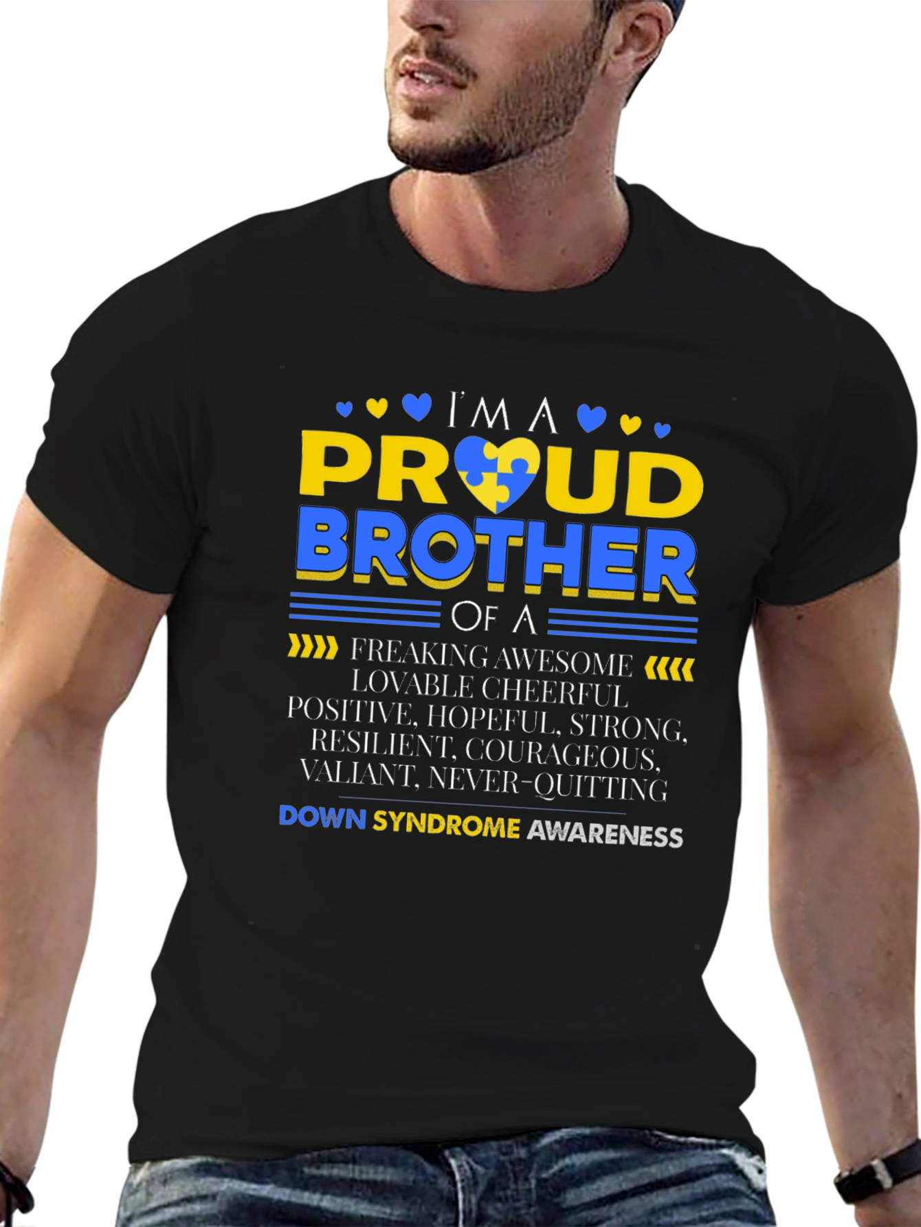 Proud Brother Down Syndrome Awareness T-Shirt