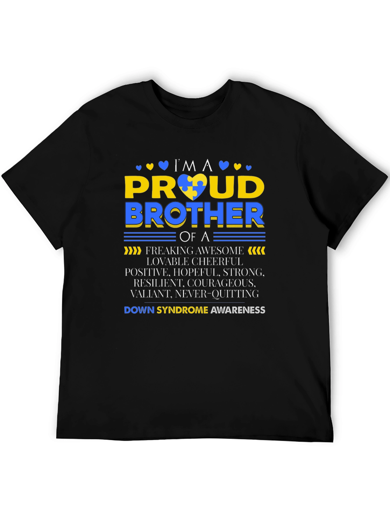 Proud Brother Down Syndrome Awareness T-Shirt