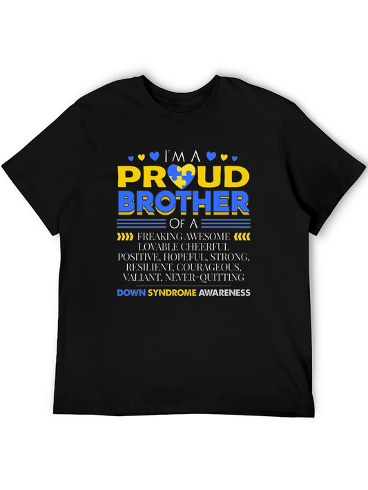Proud Brother Down Syndrome Awareness T-Shirt