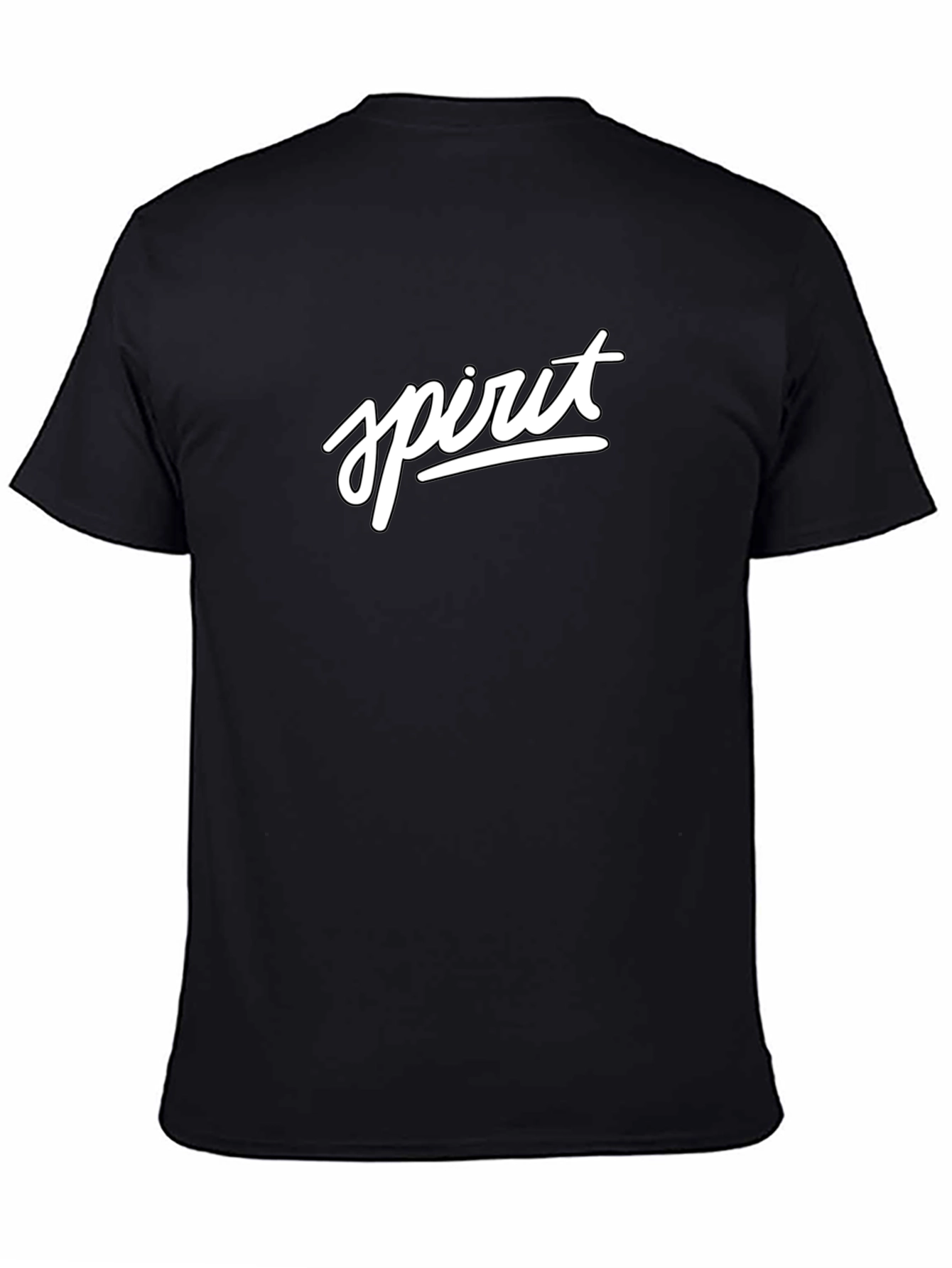 Spirit Graphic Black T-Shirt | Comfortable Fit