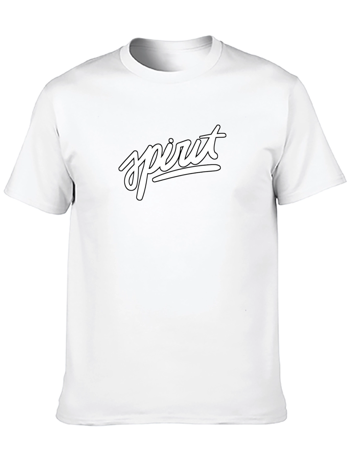 Spirit Graphic Black T-Shirt | Comfortable Fit