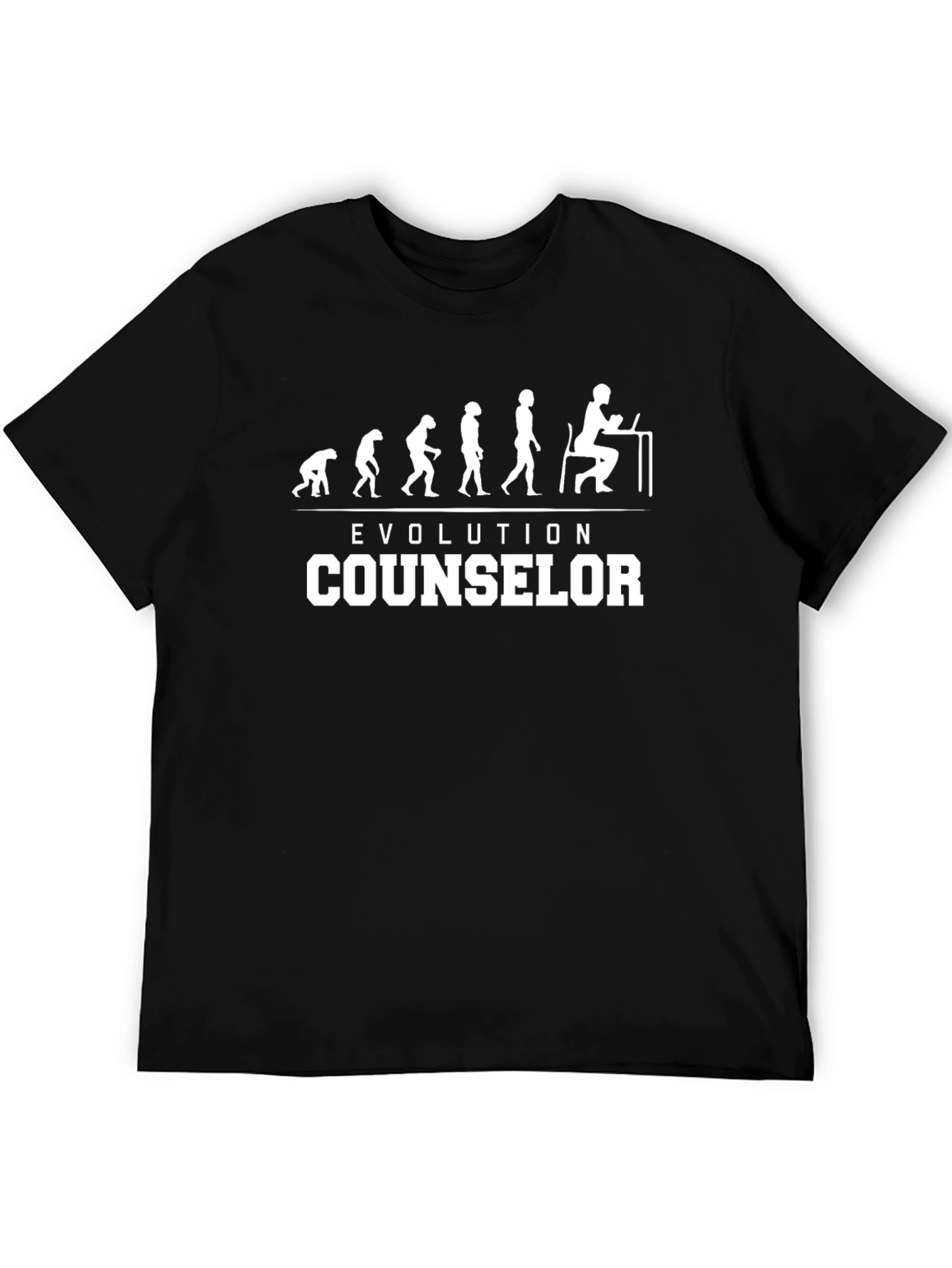 Evolution Counselor T-Shirt - Funny Therapist Tee