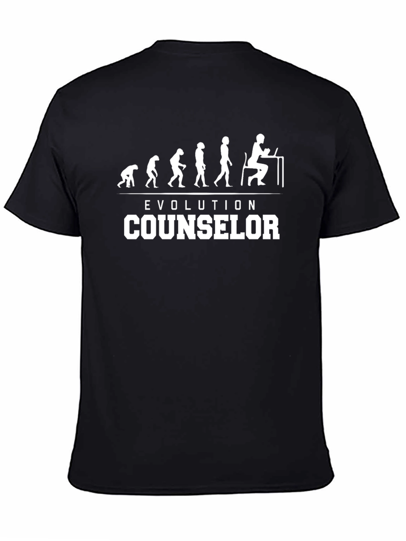 Evolution Counselor T-Shirt - Funny Therapist Tee