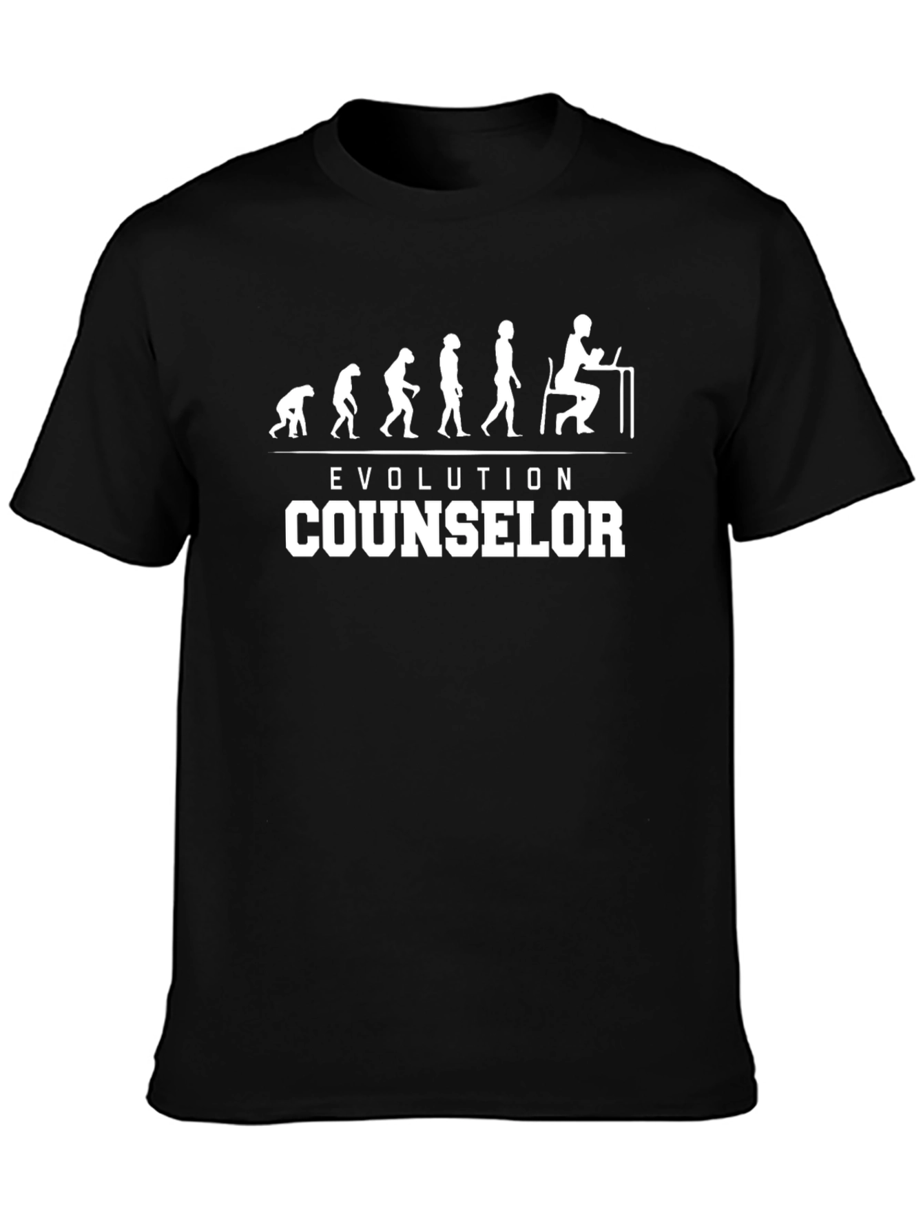 Evolution Counselor T-Shirt - Funny Therapist Tee