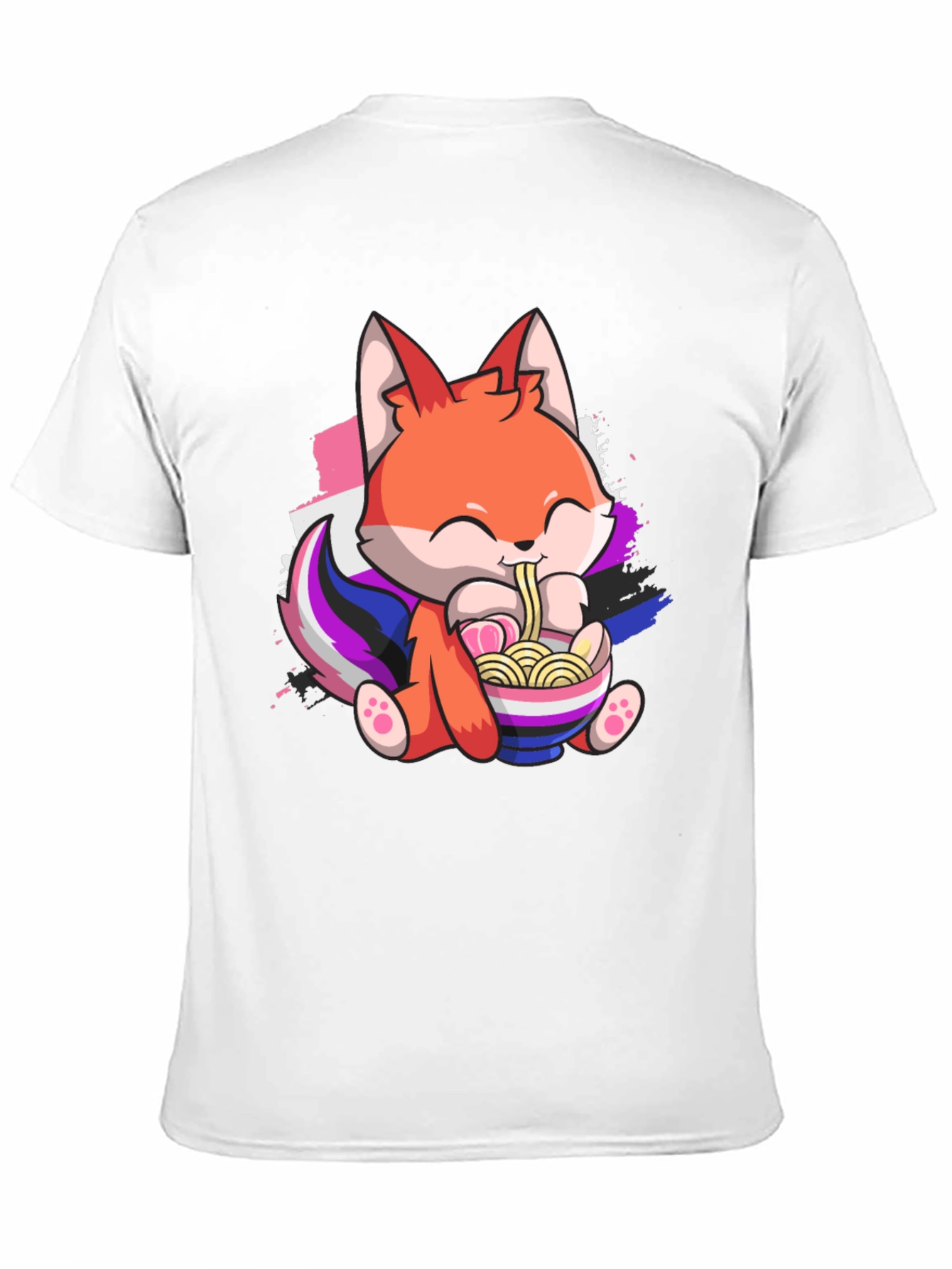 Fox Ramen Pride Graphic T-Shirt