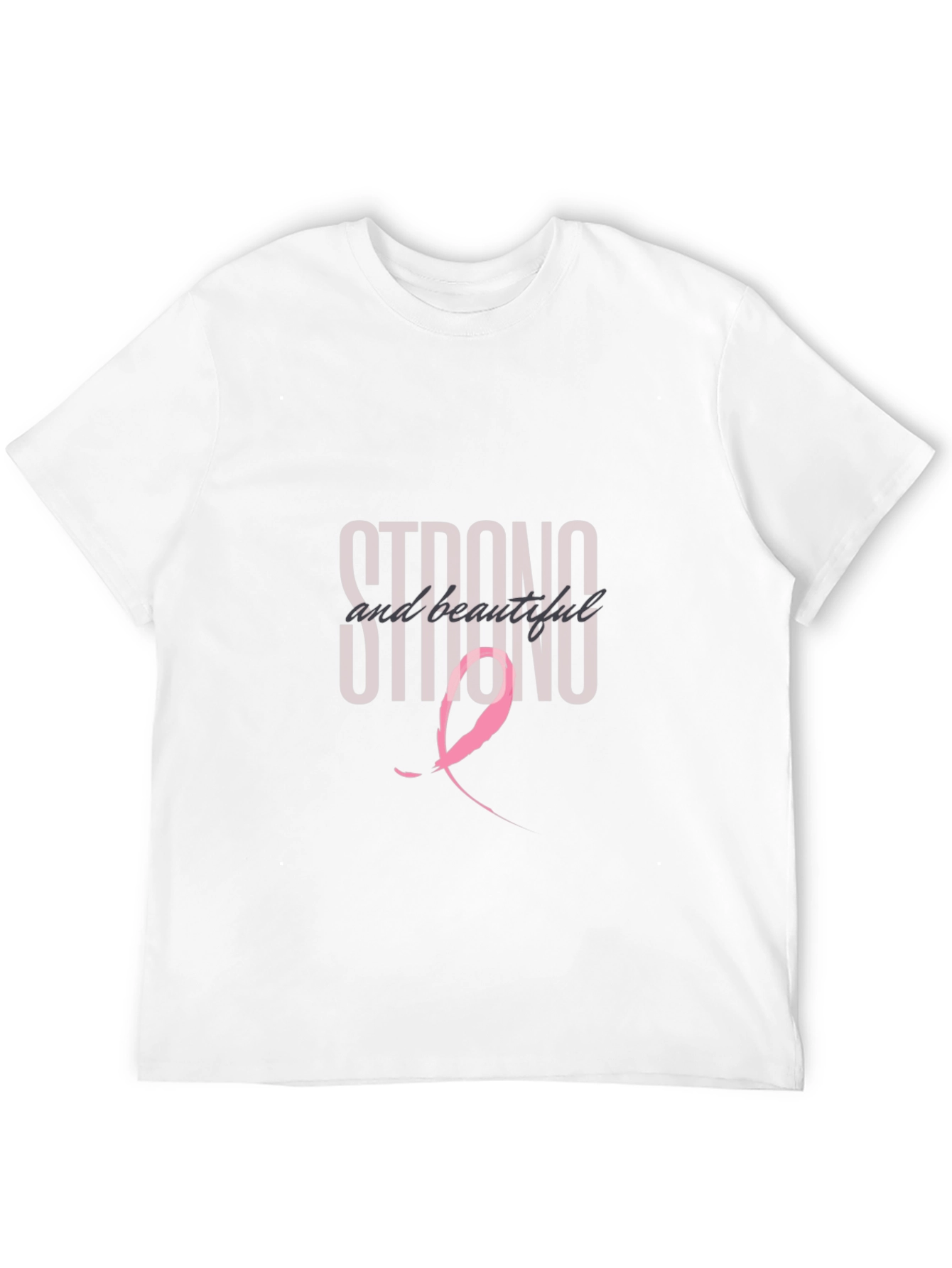 Strong & Beautiful Breast Cancer Awareness T-Shirt