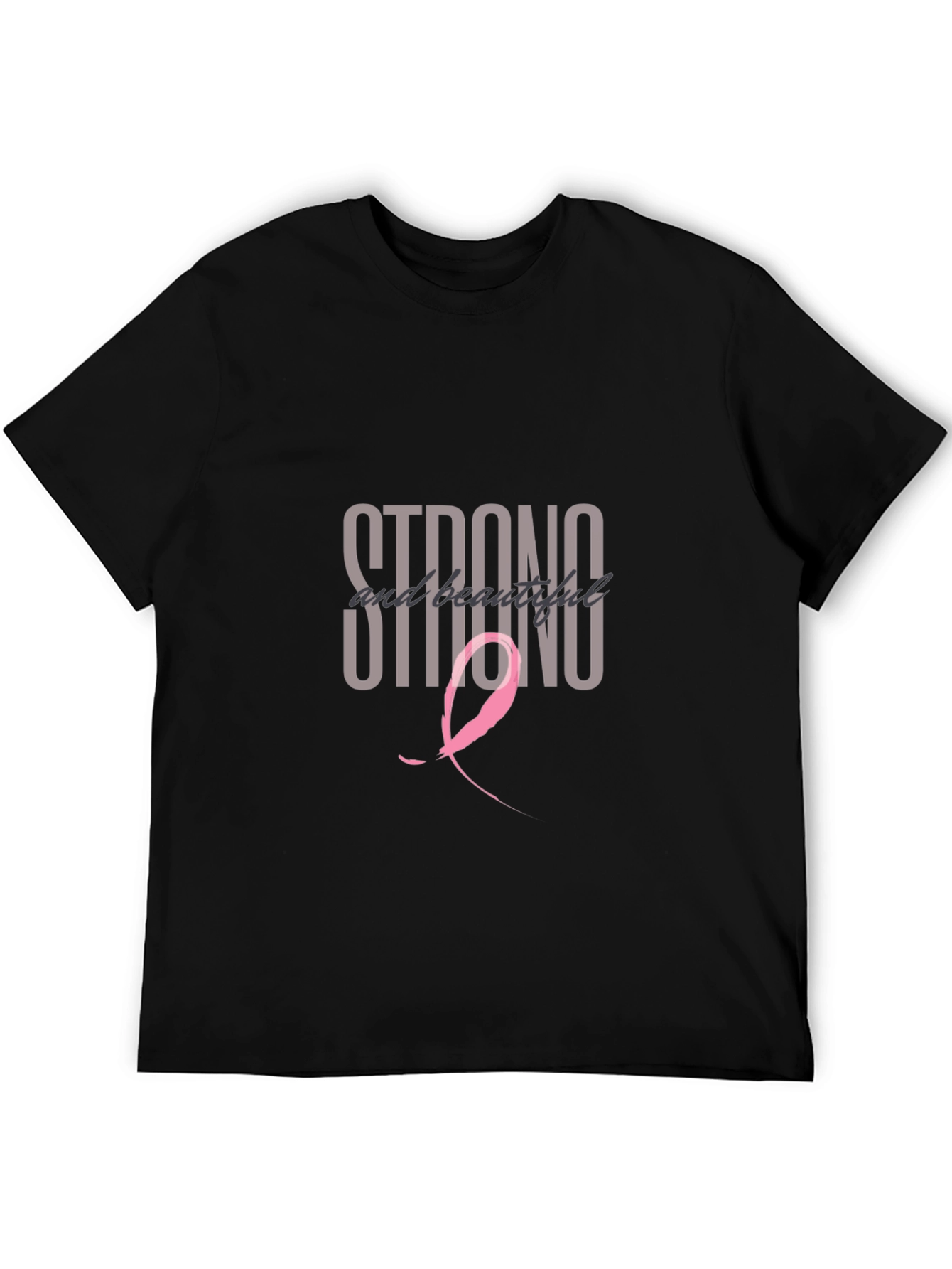 Strong & Beautiful Breast Cancer Awareness T-Shirt