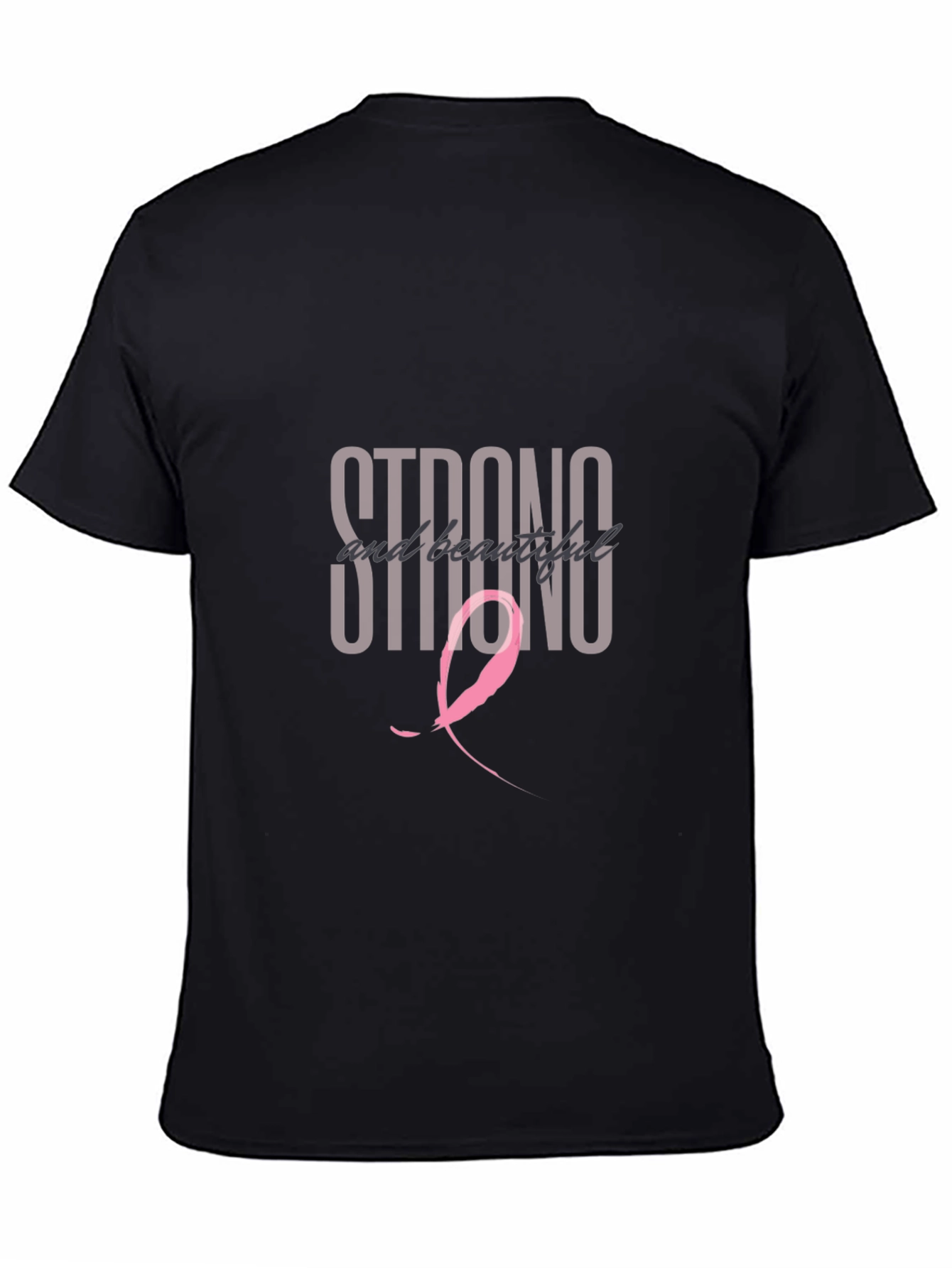 Strong & Beautiful Breast Cancer Awareness T-Shirt