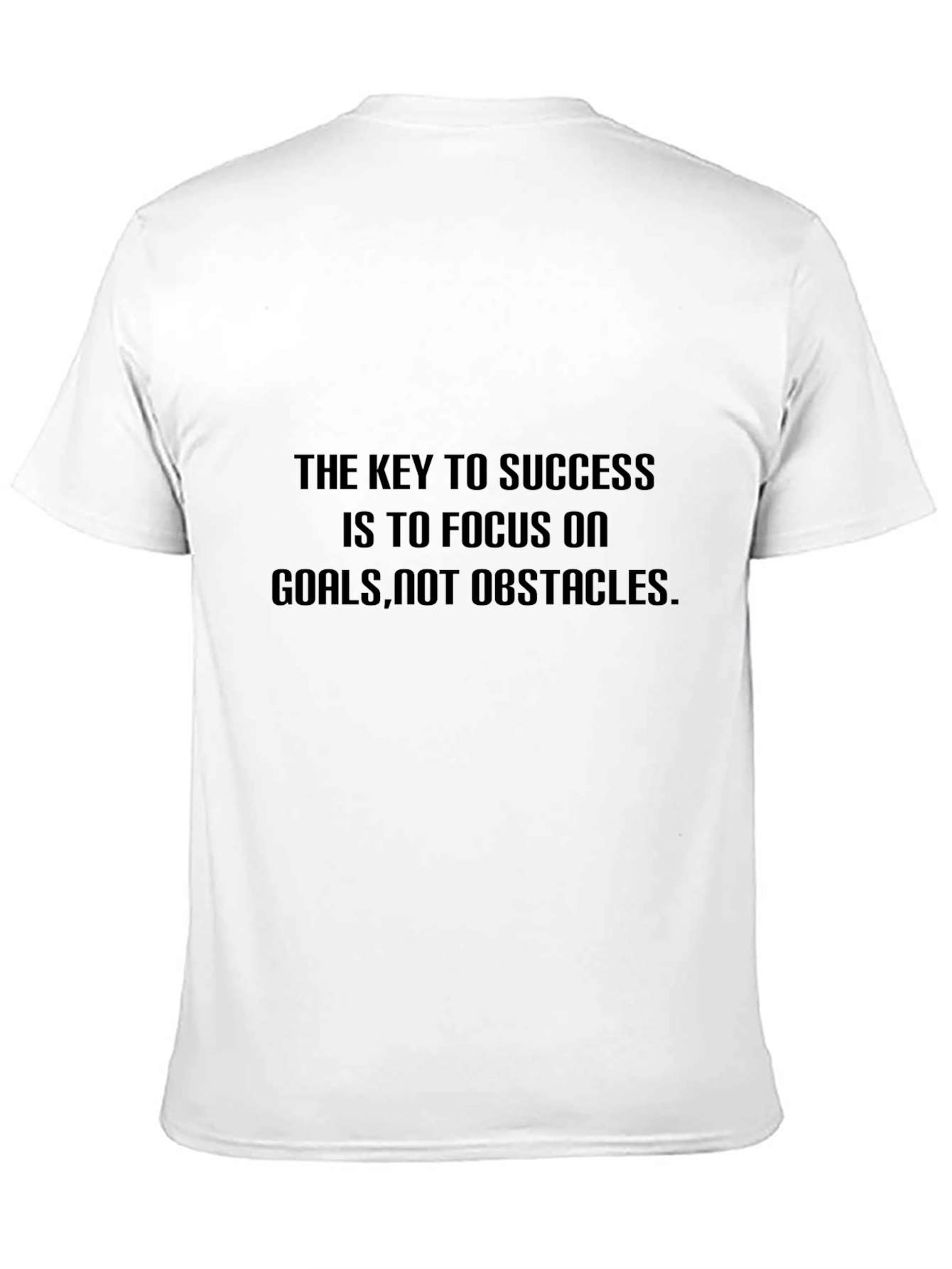 Focus on Goals Black T-Shirt