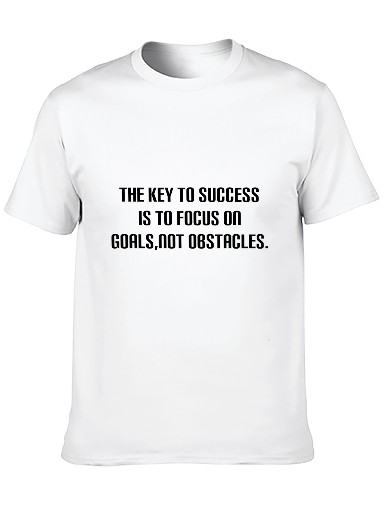 Focus on Goals Black T-Shirt