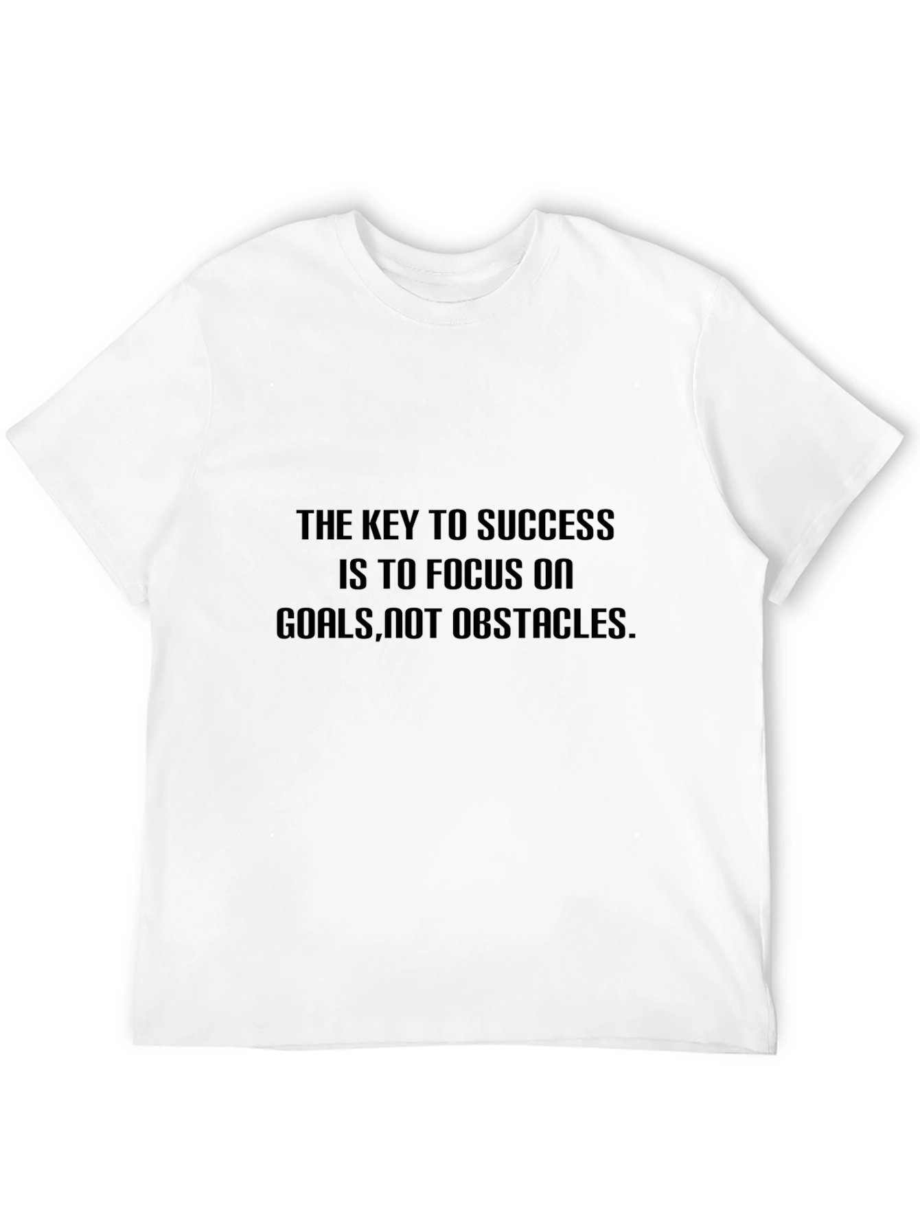 Focus on Goals Black T-Shirt