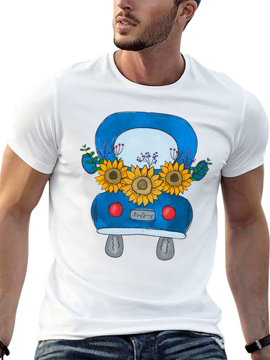 Sunflower Truck Graphic Tee - Black