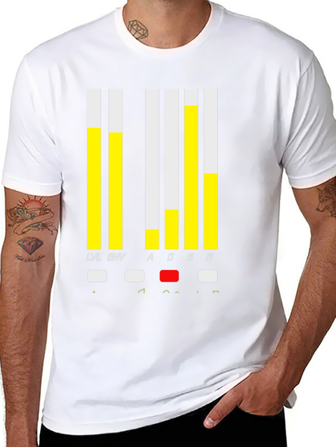 Synthesizer ADSR T-Shirt - Electronic Music Tee